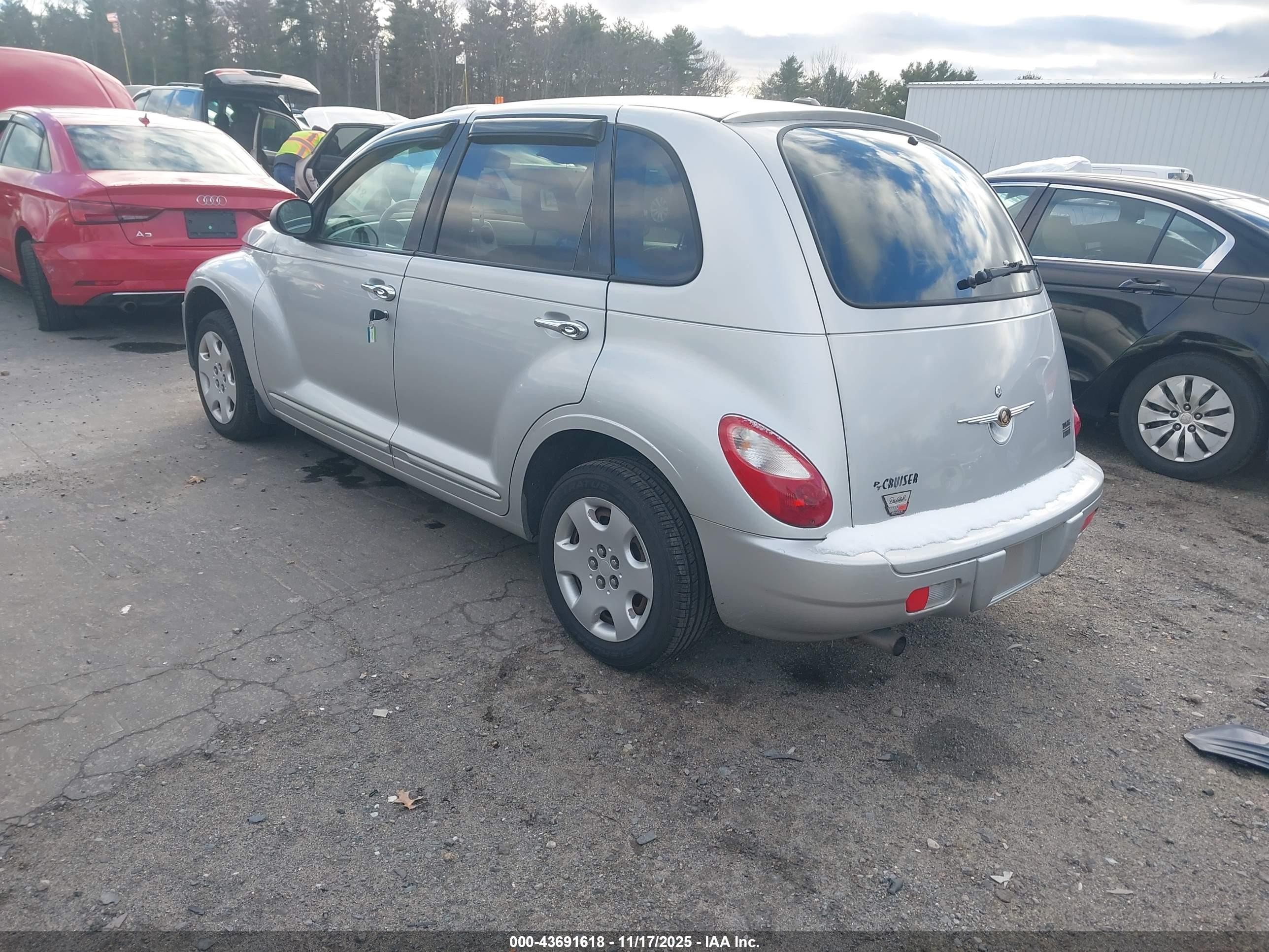 2007 Chrysler Pt Cruiser Touring Серебряный vin: 3A4FY58B67T566578