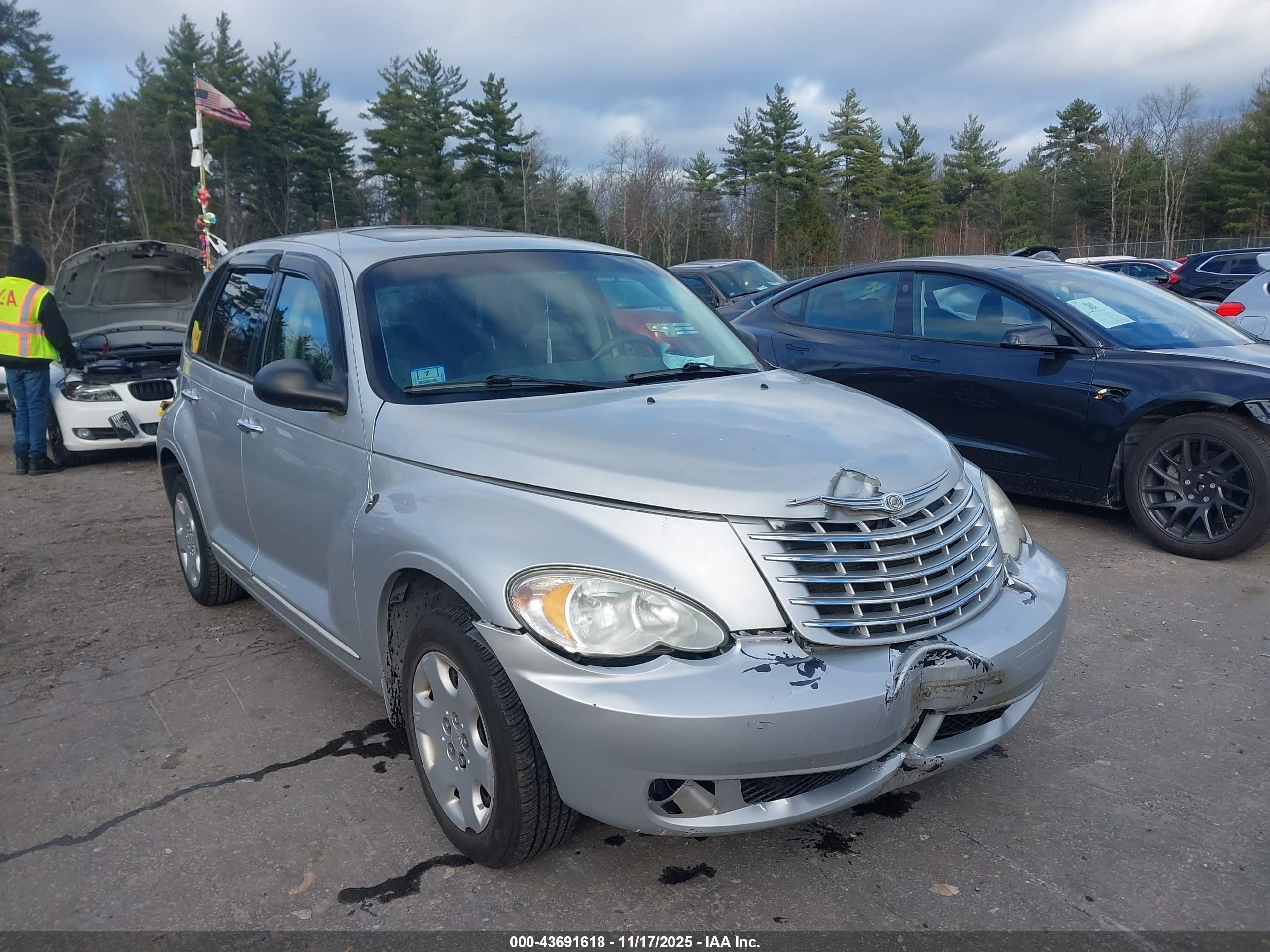 2007 Chrysler Pt Cruiser Touring Серебряный vin: 3A4FY58B67T566578