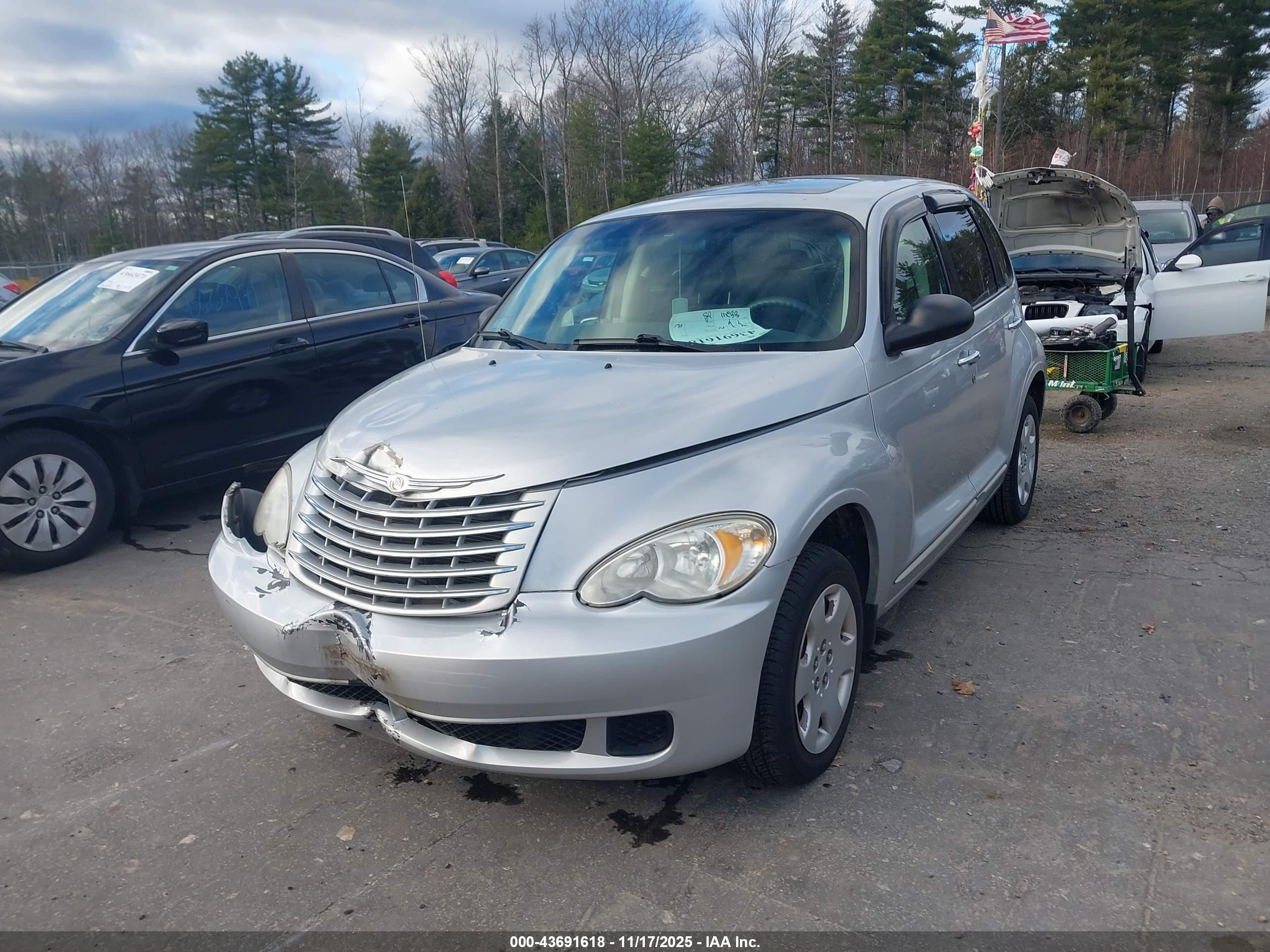 2007 Chrysler Pt Cruiser Touring Серебряный vin: 3A4FY58B67T566578