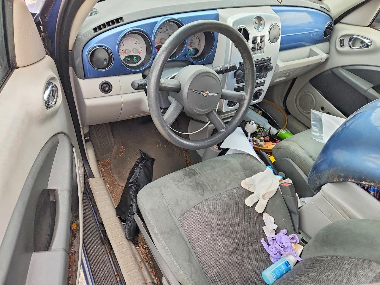 2007 Chrysler Pt Cruiser Touring Blue vin: 3A4FY58B67T577189