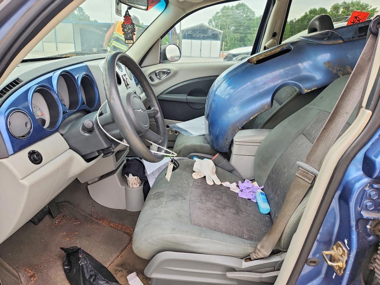 2007 Chrysler Pt Cruiser Touring Blue vin: 3A4FY58B67T577189