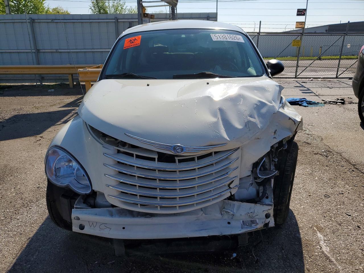 2007 Chrysler Pt Cruiser Touring White vin: 3A4FY58B77T582398