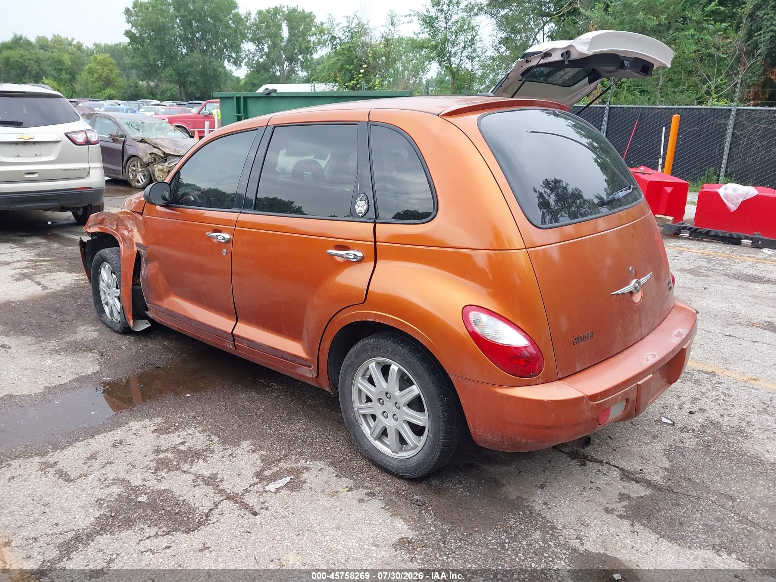 2007 Chrysler Pt Cruiser Touring Orange vin: 3A4FY58B77T583387
