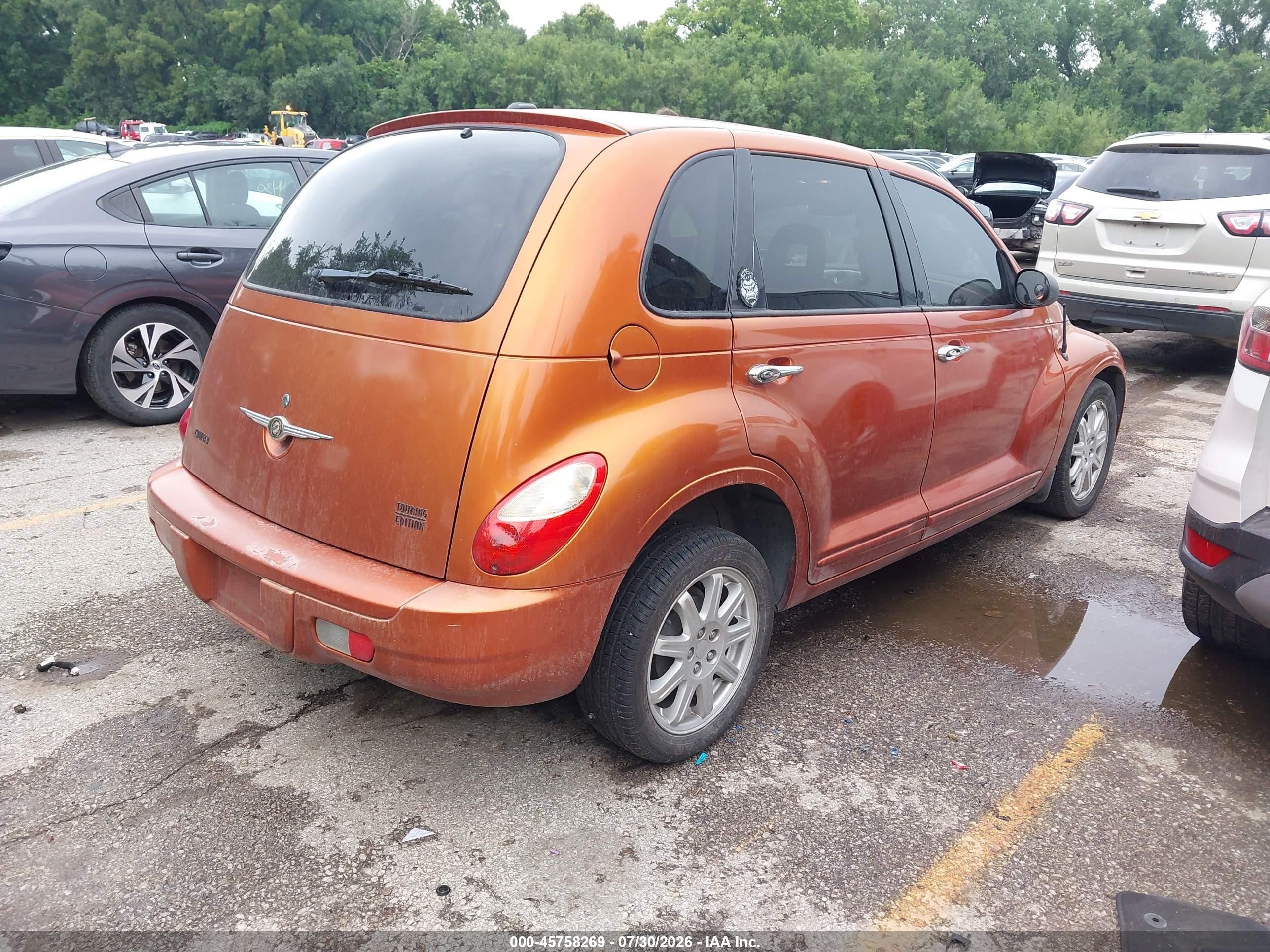 2007 Chrysler Pt Cruiser Touring Orange vin: 3A4FY58B77T583387