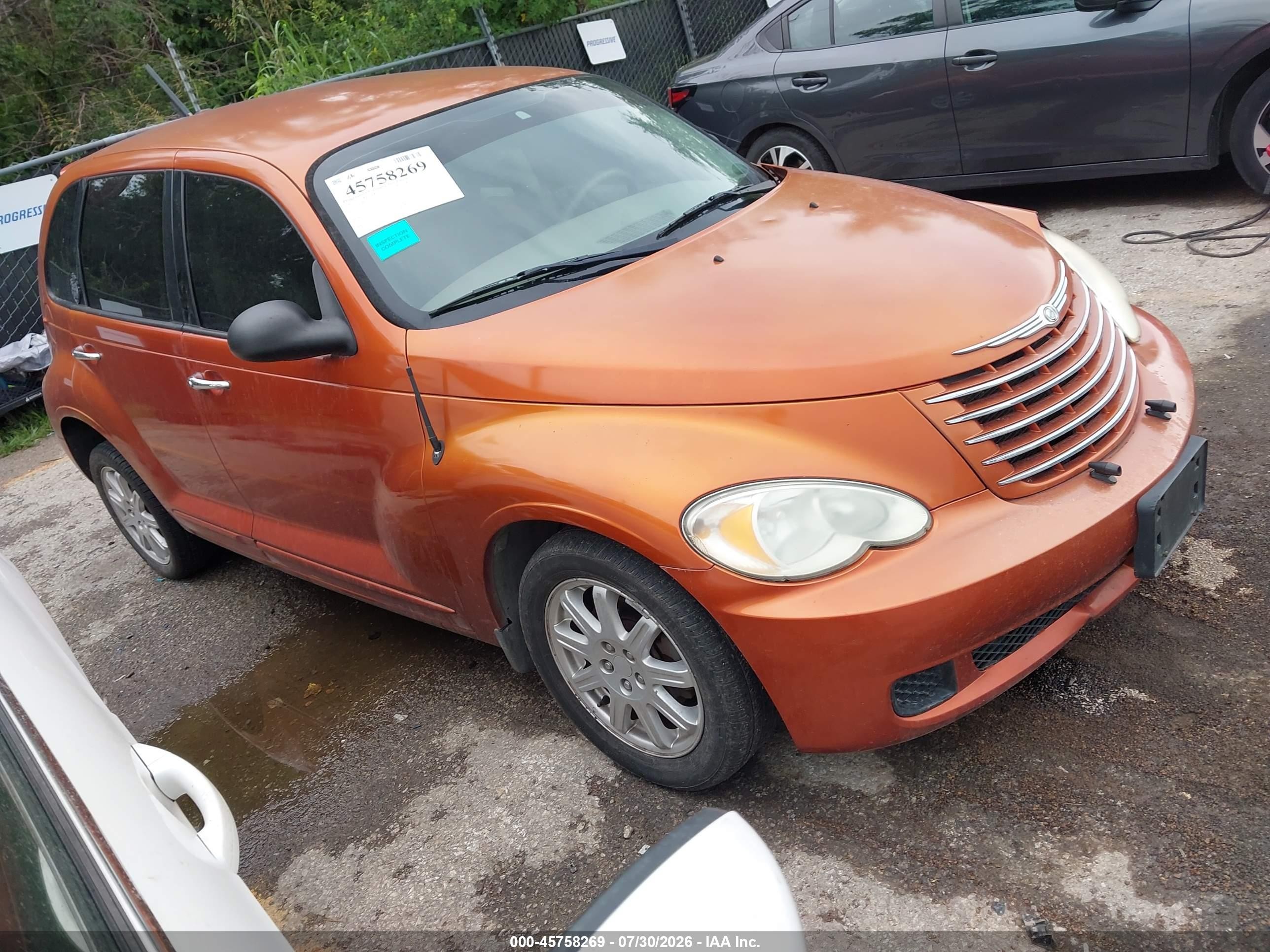 2007 Chrysler Pt Cruiser Touring Orange vin: 3A4FY58B77T583387