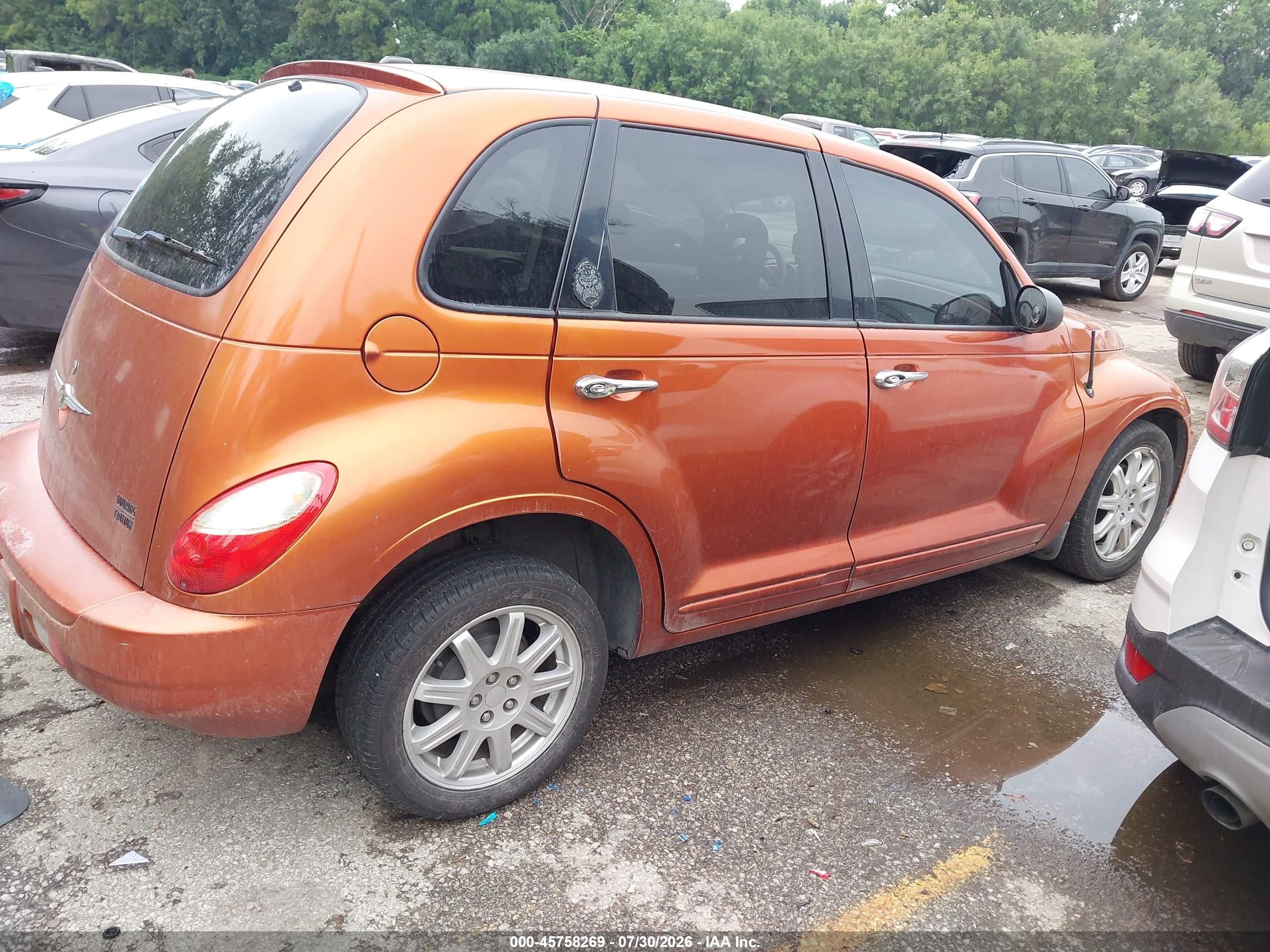 2007 Chrysler Pt Cruiser Touring Orange vin: 3A4FY58B77T583387