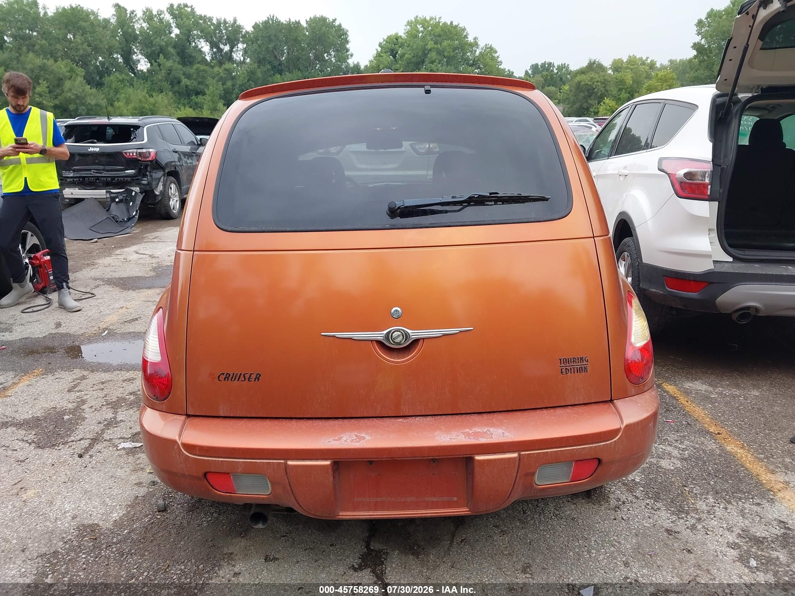 2007 Chrysler Pt Cruiser Touring Orange vin: 3A4FY58B77T583387