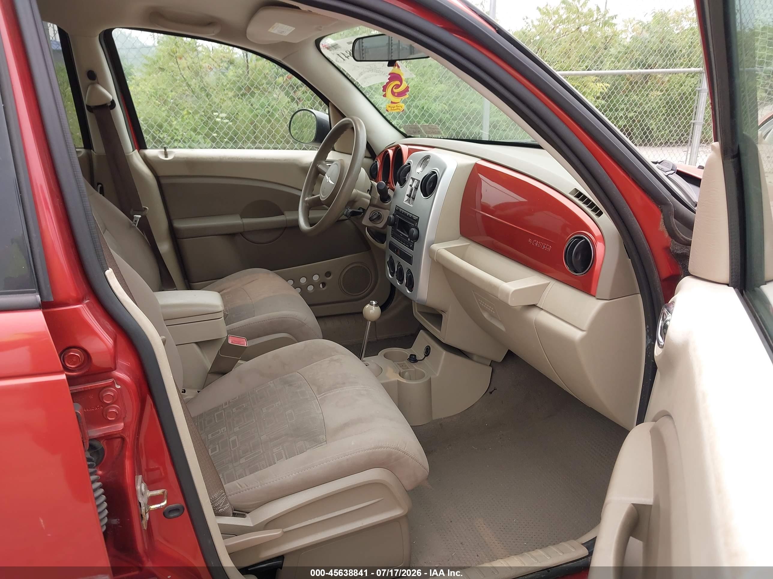 2007 Chrysler Pt Cruiser Touring Orange vin: 3A4FY58B77T596558