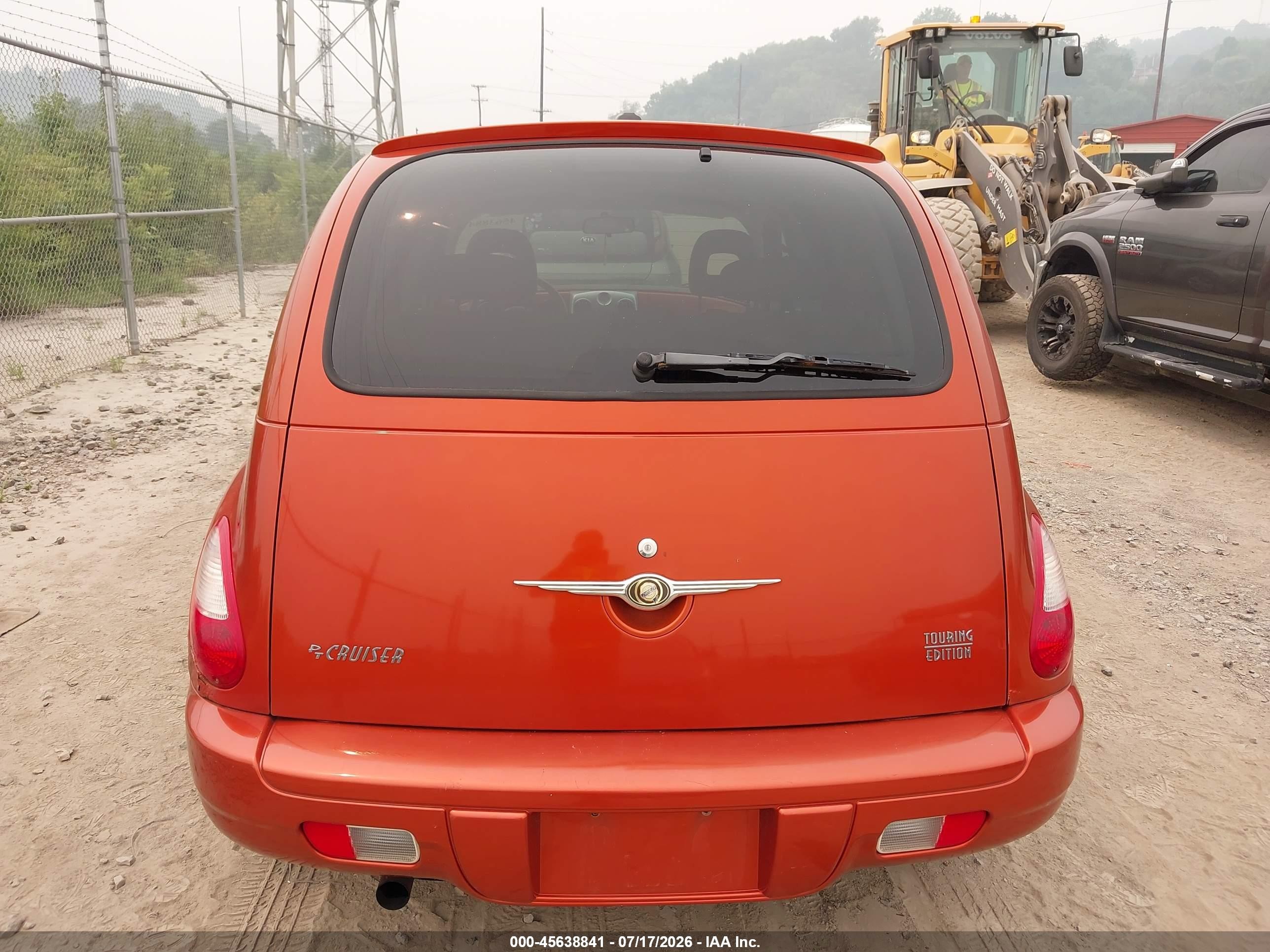 2007 Chrysler Pt Cruiser Touring Orange vin: 3A4FY58B77T596558