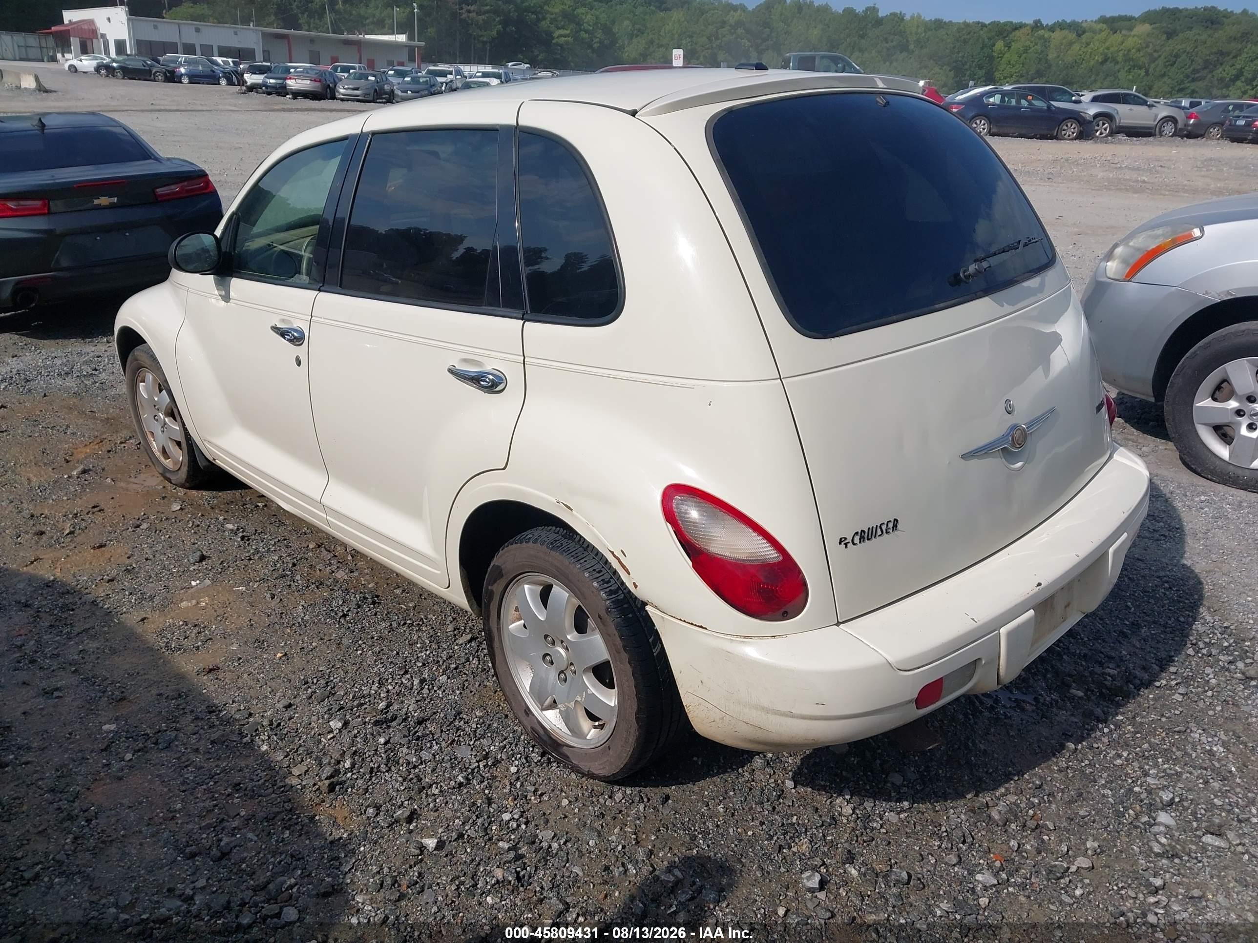 2007 Chrysler Pt Cruiser Touring White vin: 3A4FY58B77T615853