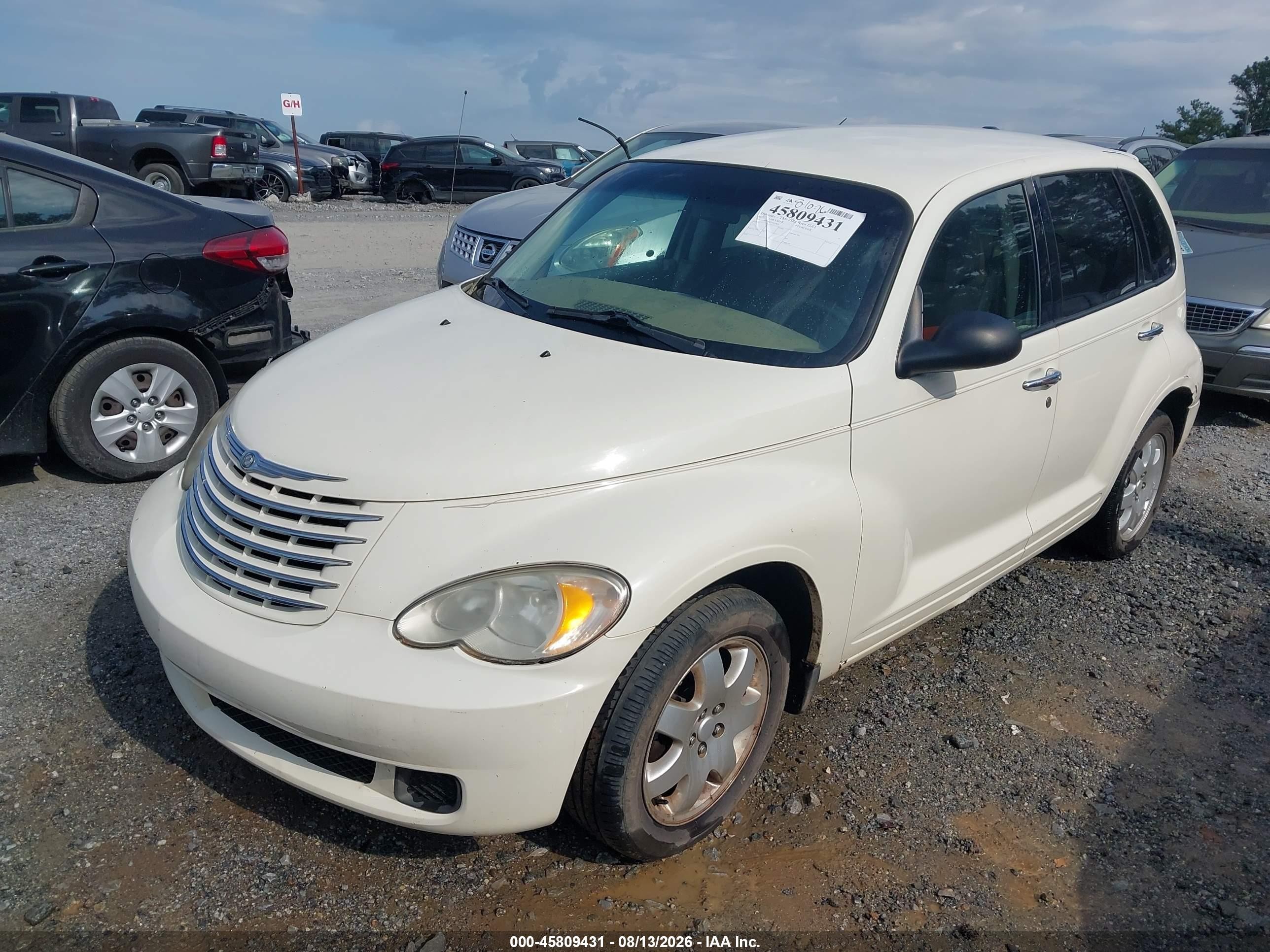 2007 Chrysler Pt Cruiser Touring White vin: 3A4FY58B77T615853