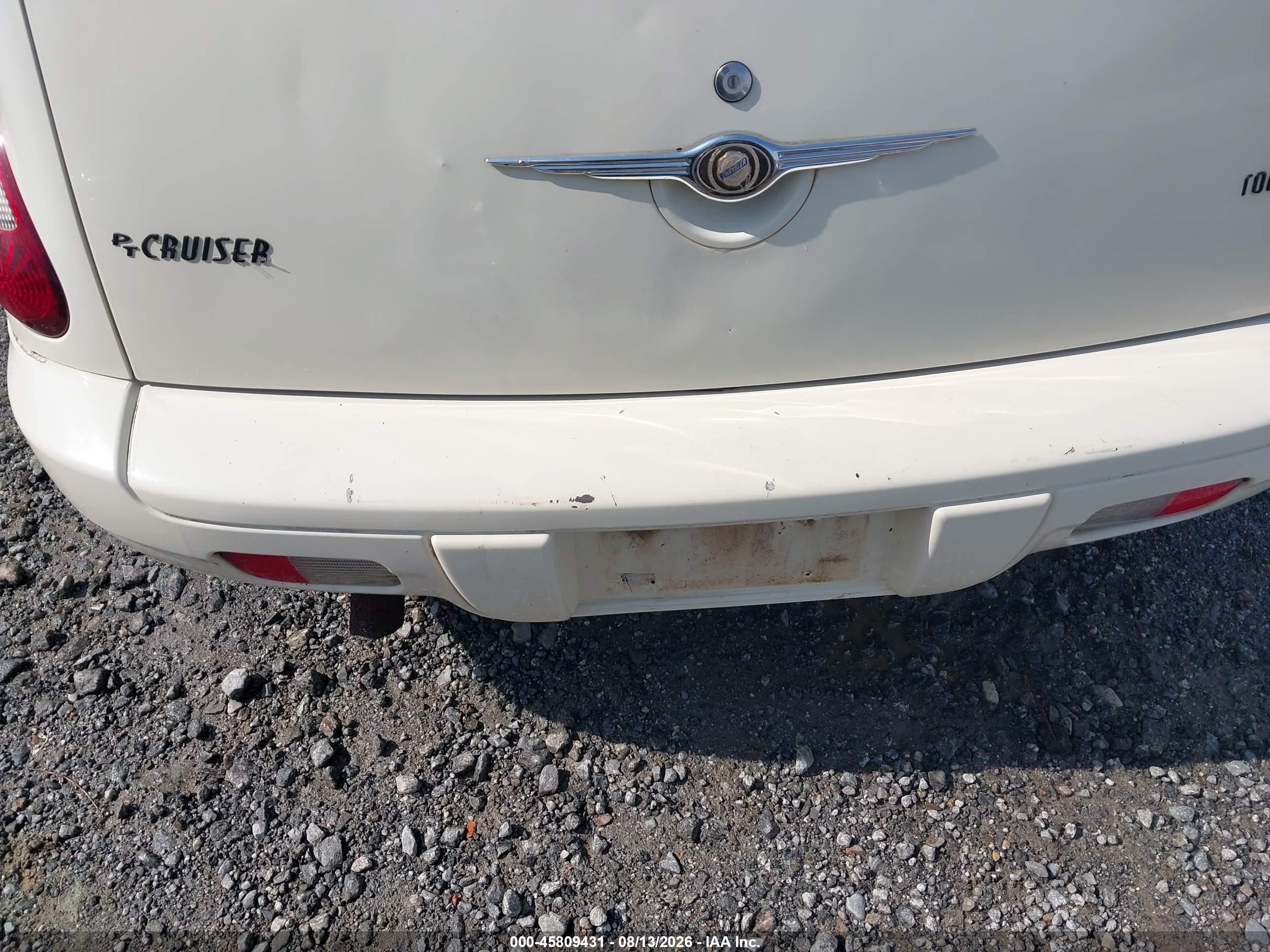 2007 Chrysler Pt Cruiser Touring White vin: 3A4FY58B77T615853
