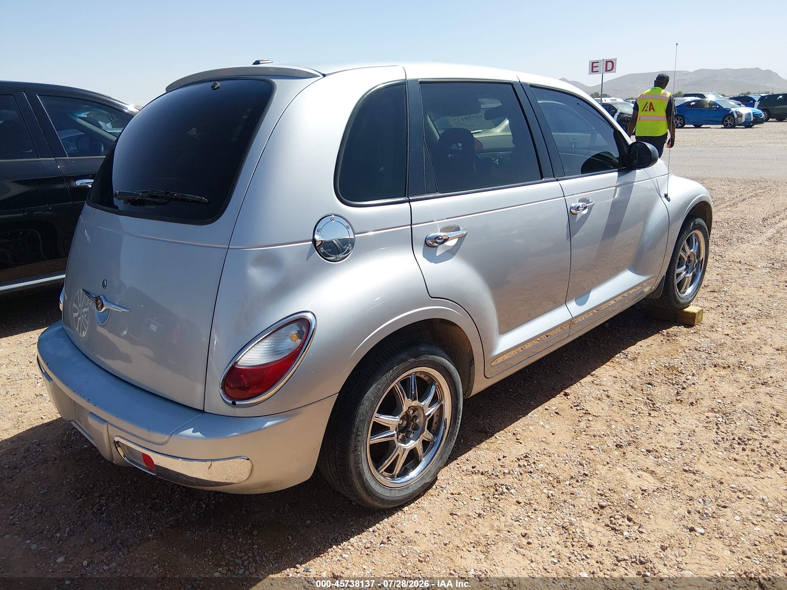 2007 Chrysler Pt Cruiser Touring Silver vin: 3A4FY58B77T619711