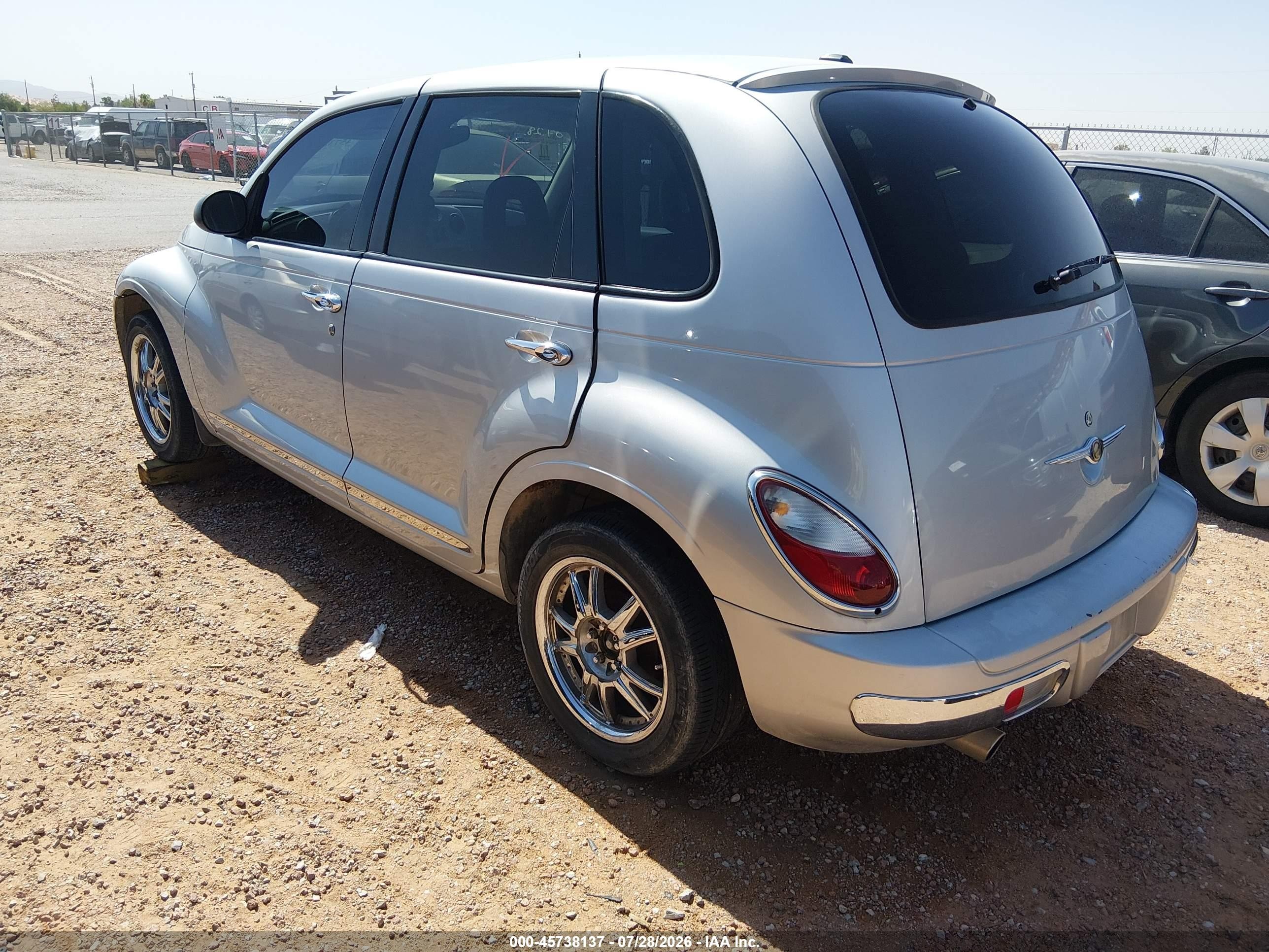 2007 Chrysler Pt Cruiser Touring Silver vin: 3A4FY58B77T619711