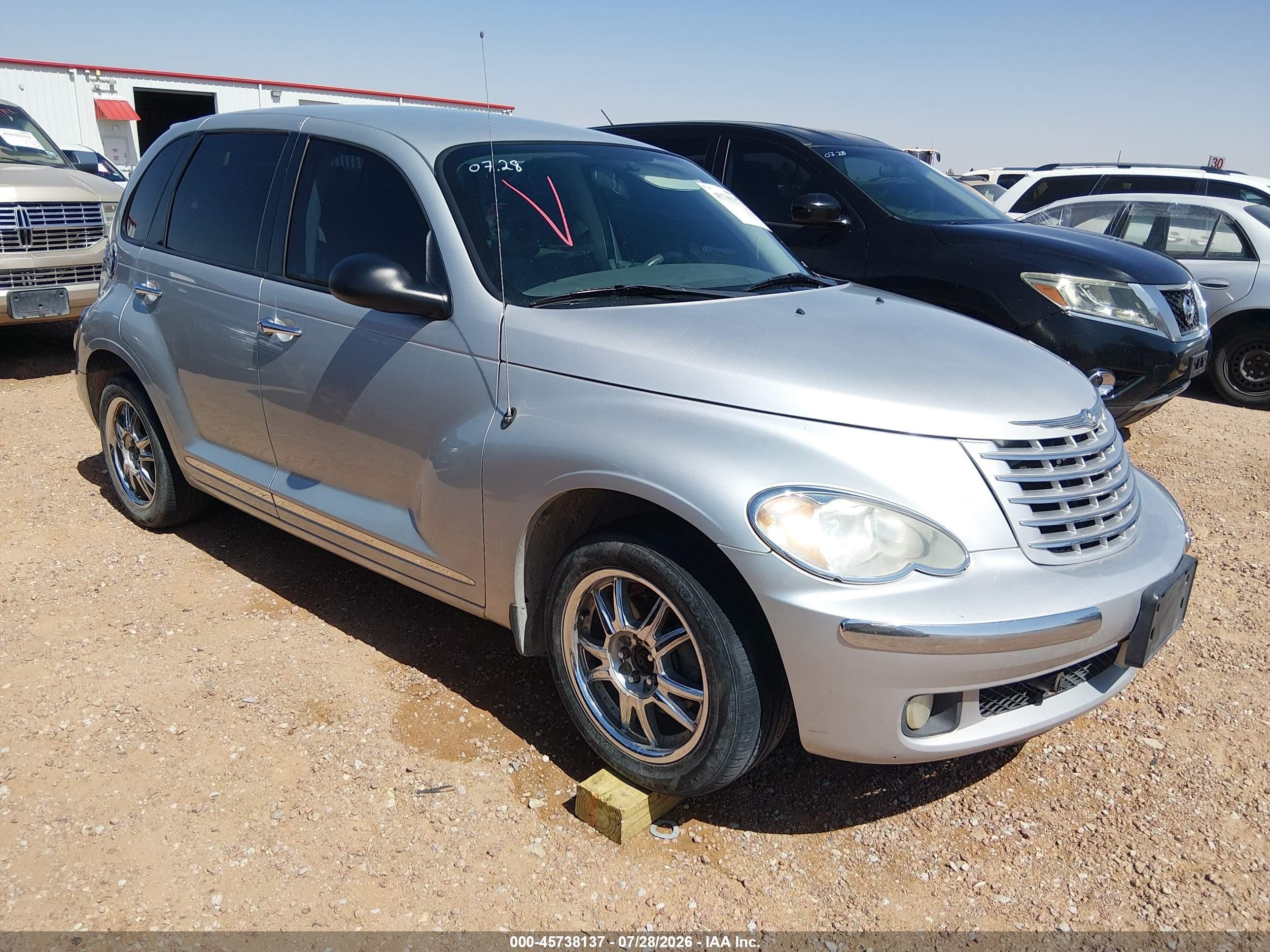 2007 Chrysler Pt Cruiser Touring Silver vin: 3A4FY58B77T619711