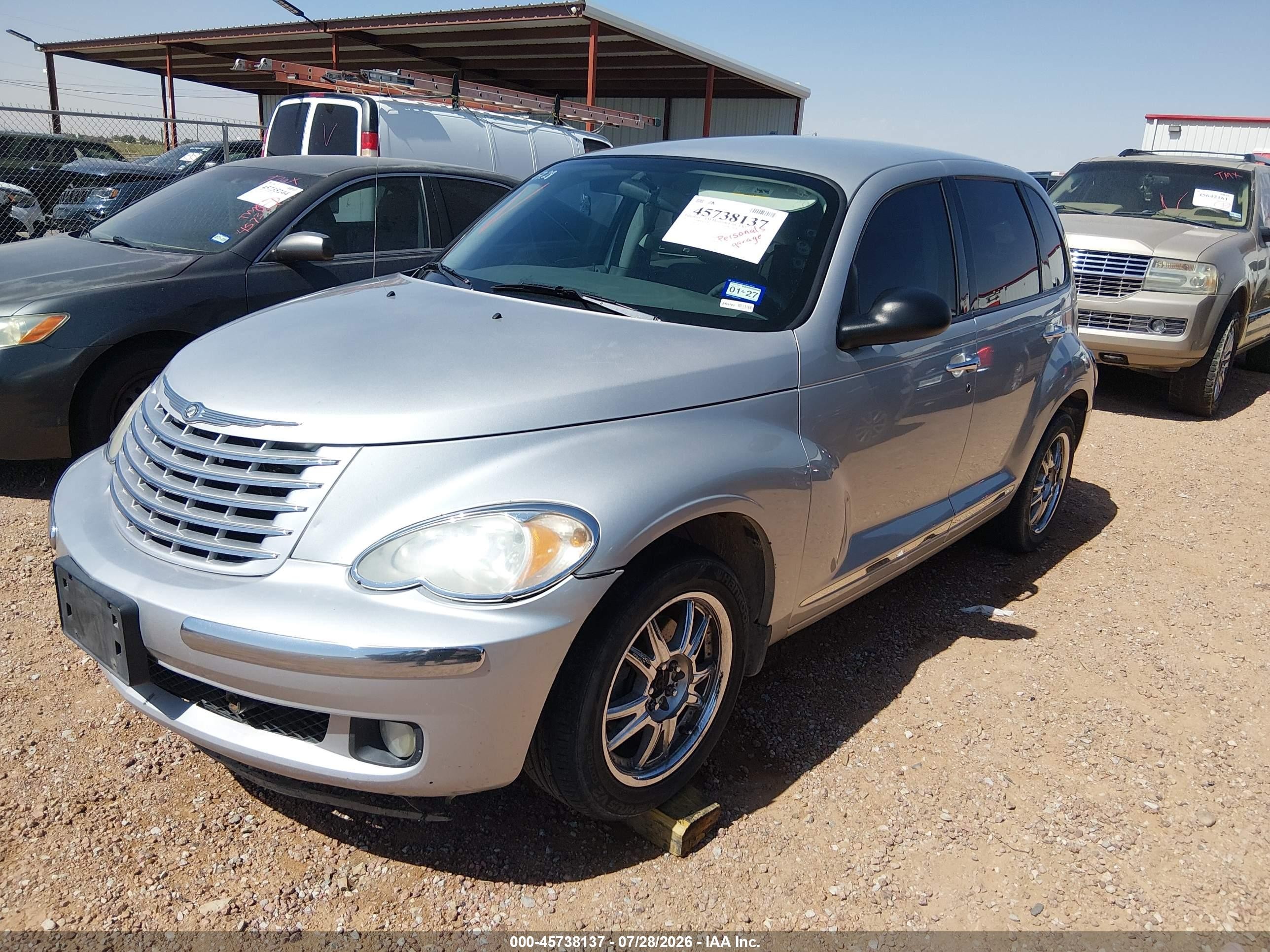 2007 Chrysler Pt Cruiser Touring Silver vin: 3A4FY58B77T619711