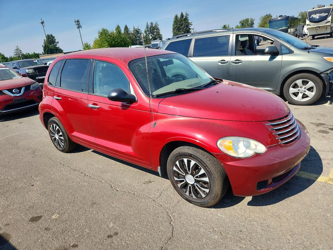 2007 Chrysler Pt Cruiser Touring Темно-бордовый vin: 3A4FY58B77T625752