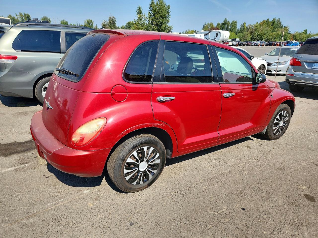2007 Chrysler Pt Cruiser Touring Темно-бордовый vin: 3A4FY58B77T625752