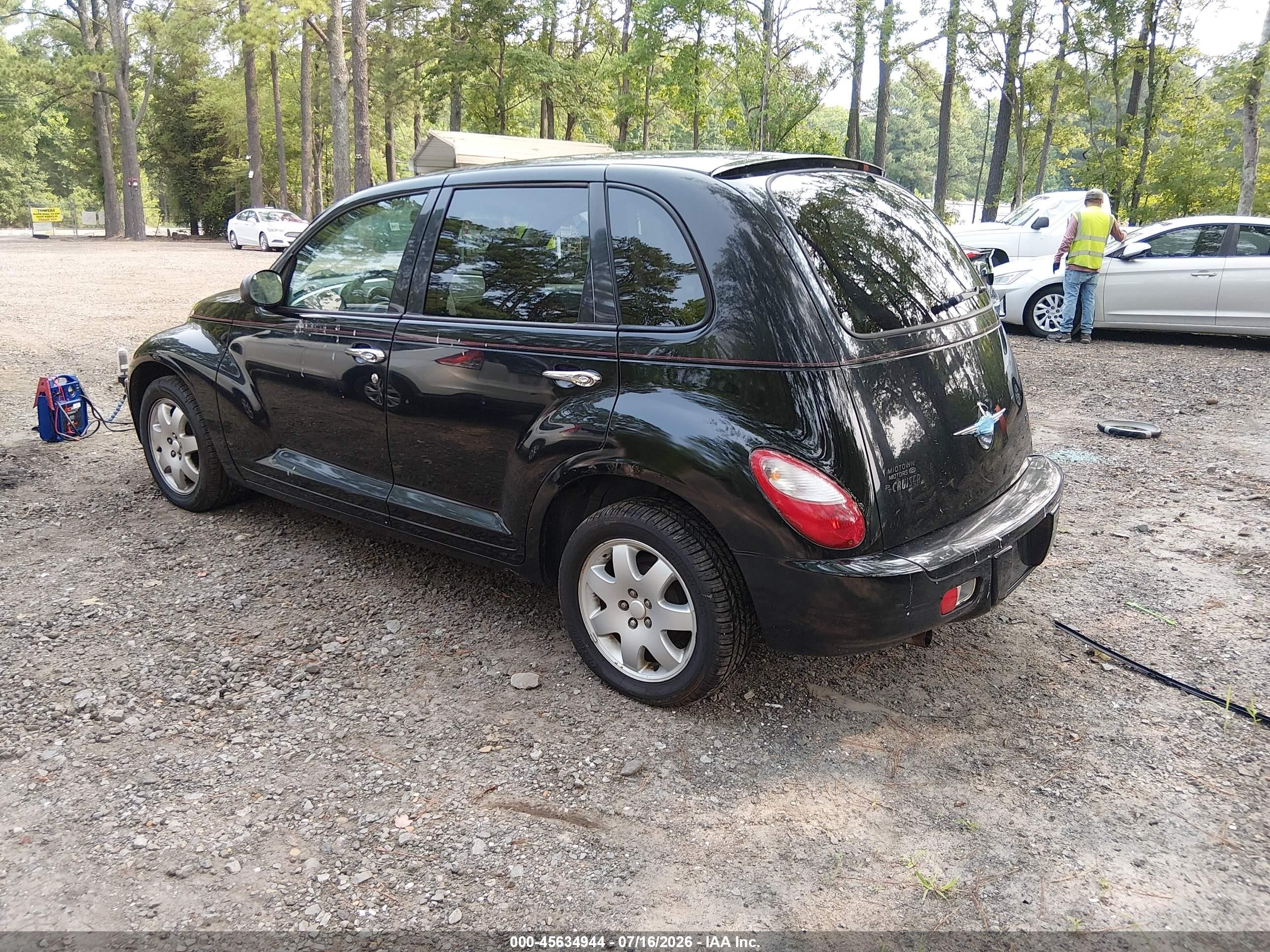 2007 Chrysler Pt Cruiser Touring Black vin: 3A4FY58B77T631082