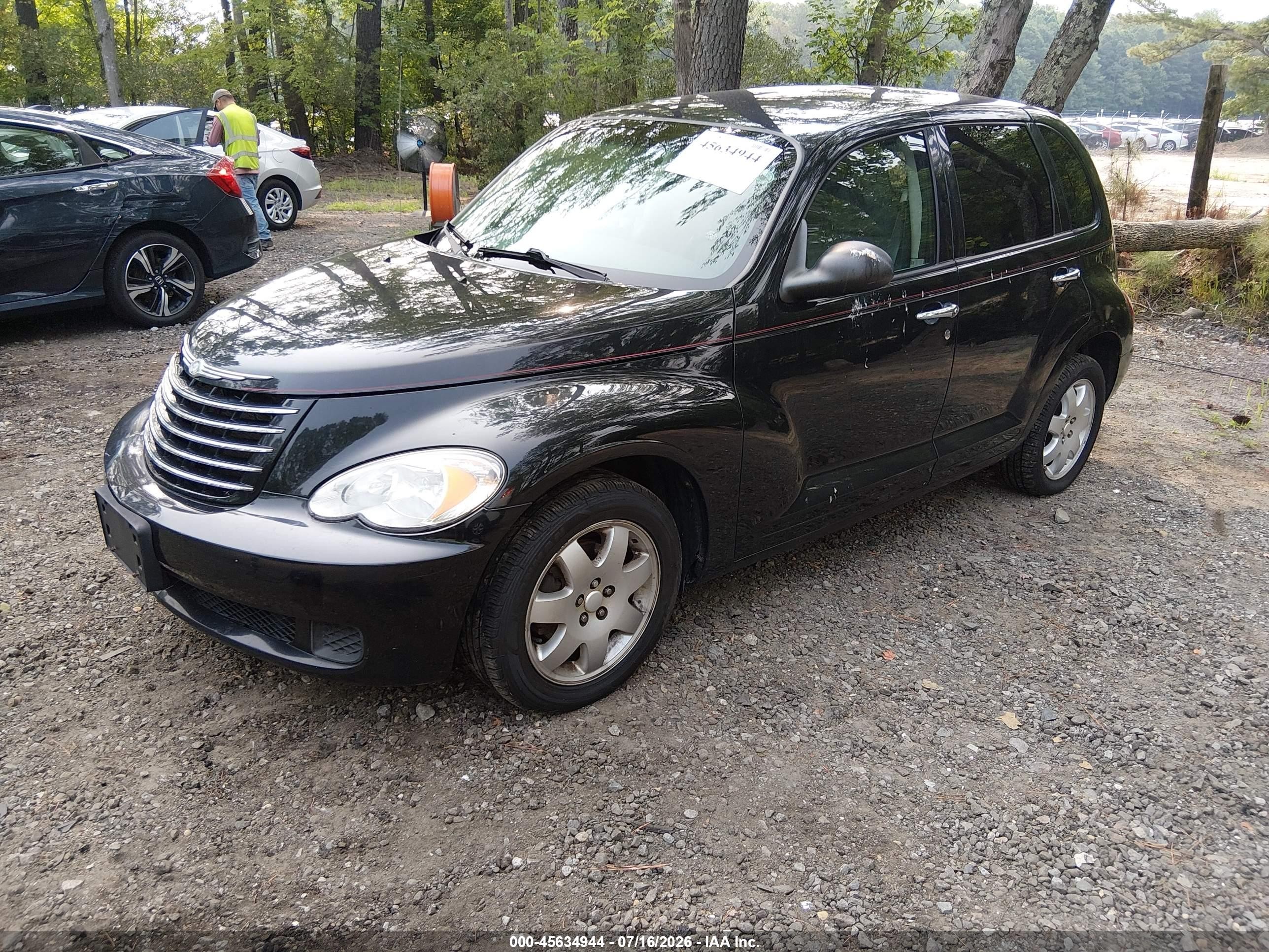 2007 Chrysler Pt Cruiser Touring Black vin: 3A4FY58B77T631082