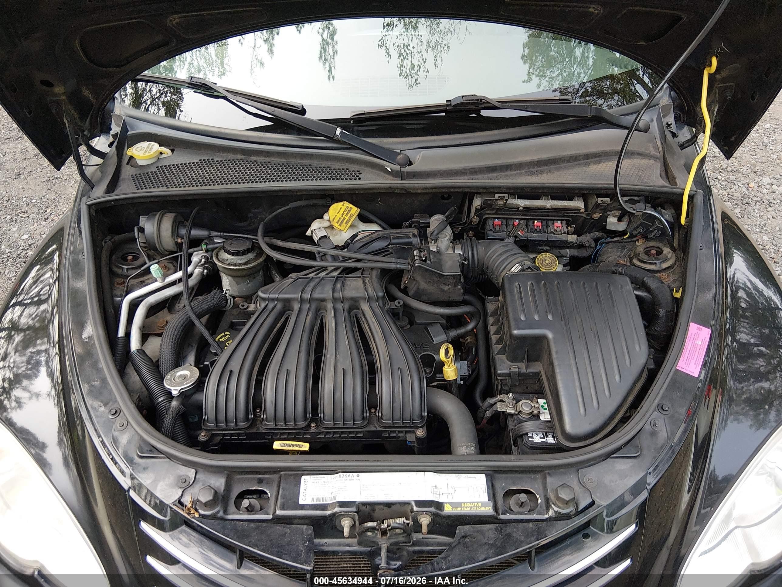 2007 Chrysler Pt Cruiser Touring Black vin: 3A4FY58B77T631082