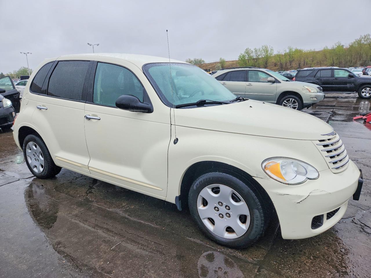 2007 Chrysler Pt Cruiser Touring White vin: 3A4FY58B87T542105