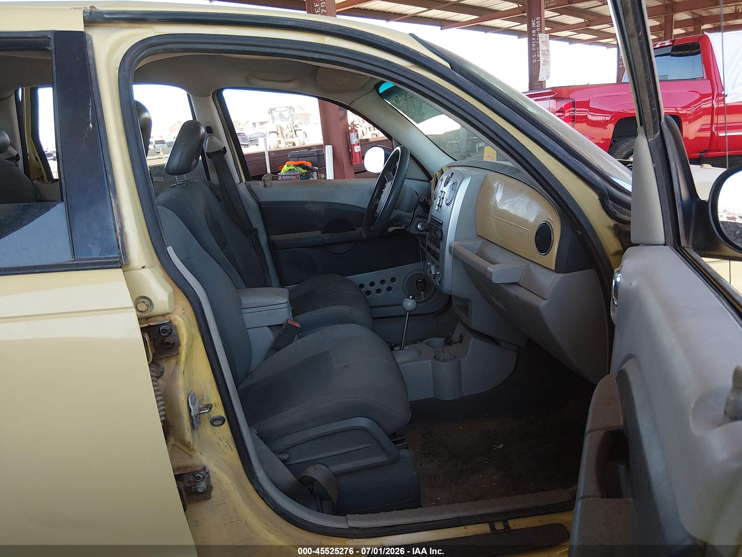 2007 Chrysler Pt Cruiser Touring Yellow vin: 3A4FY58B87T560636