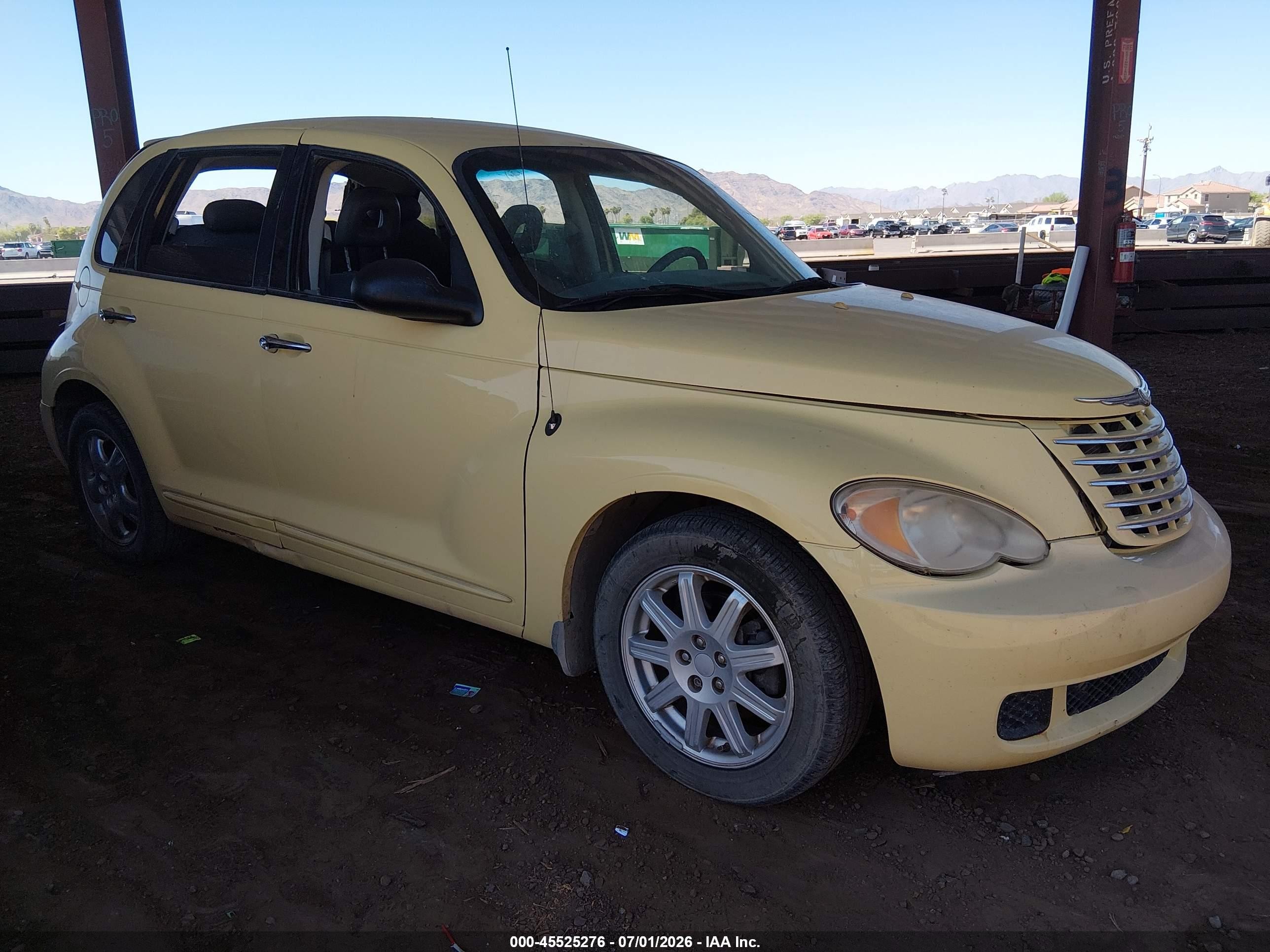 2007 Chrysler Pt Cruiser Touring Yellow vin: 3A4FY58B87T560636