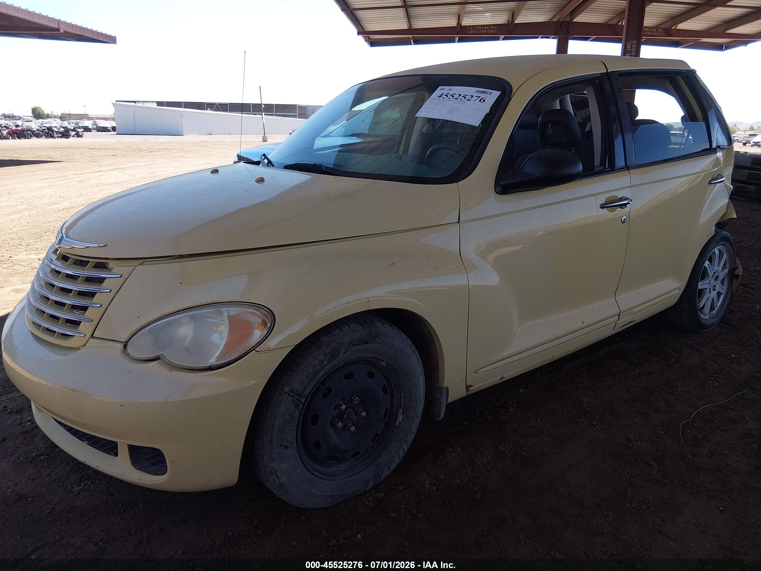 2007 Chrysler Pt Cruiser Touring Yellow vin: 3A4FY58B87T560636