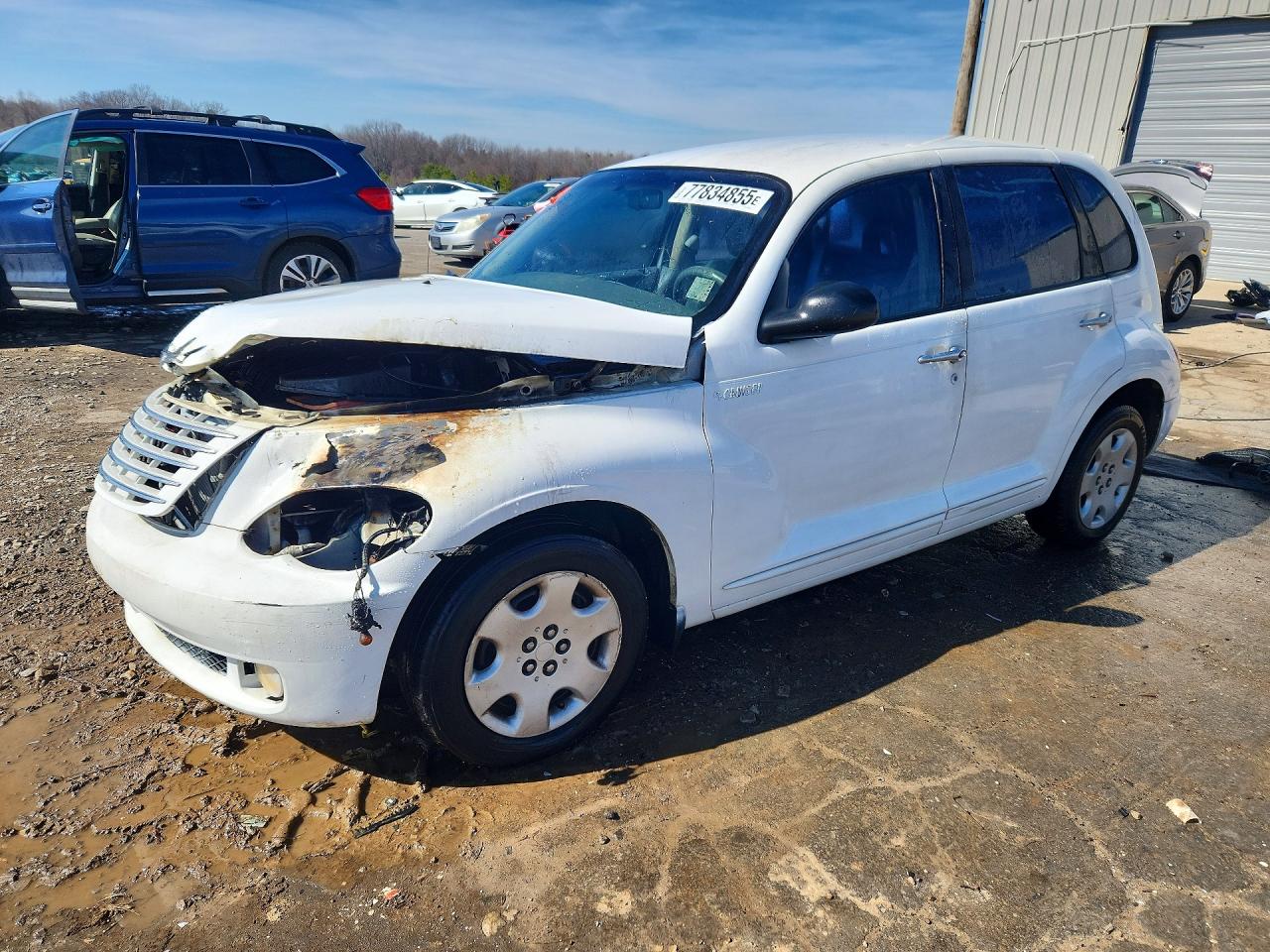 2006 Chrysler Pt Cruiser Touring White vin: 3A4FY58B96T322843