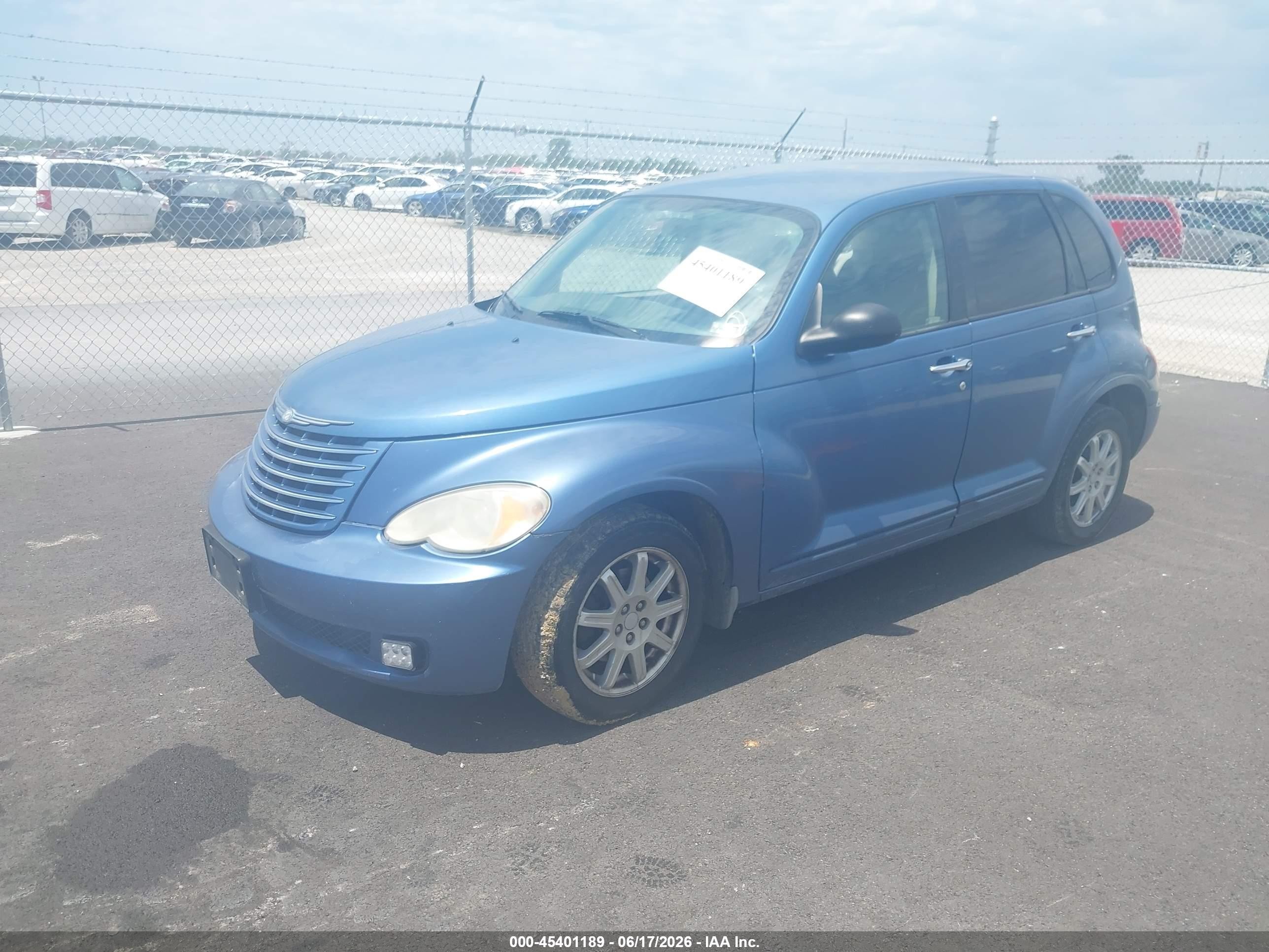 2007 Chrysler Pt Cruiser Touring Blue vin: 3A4FY58B97T516709