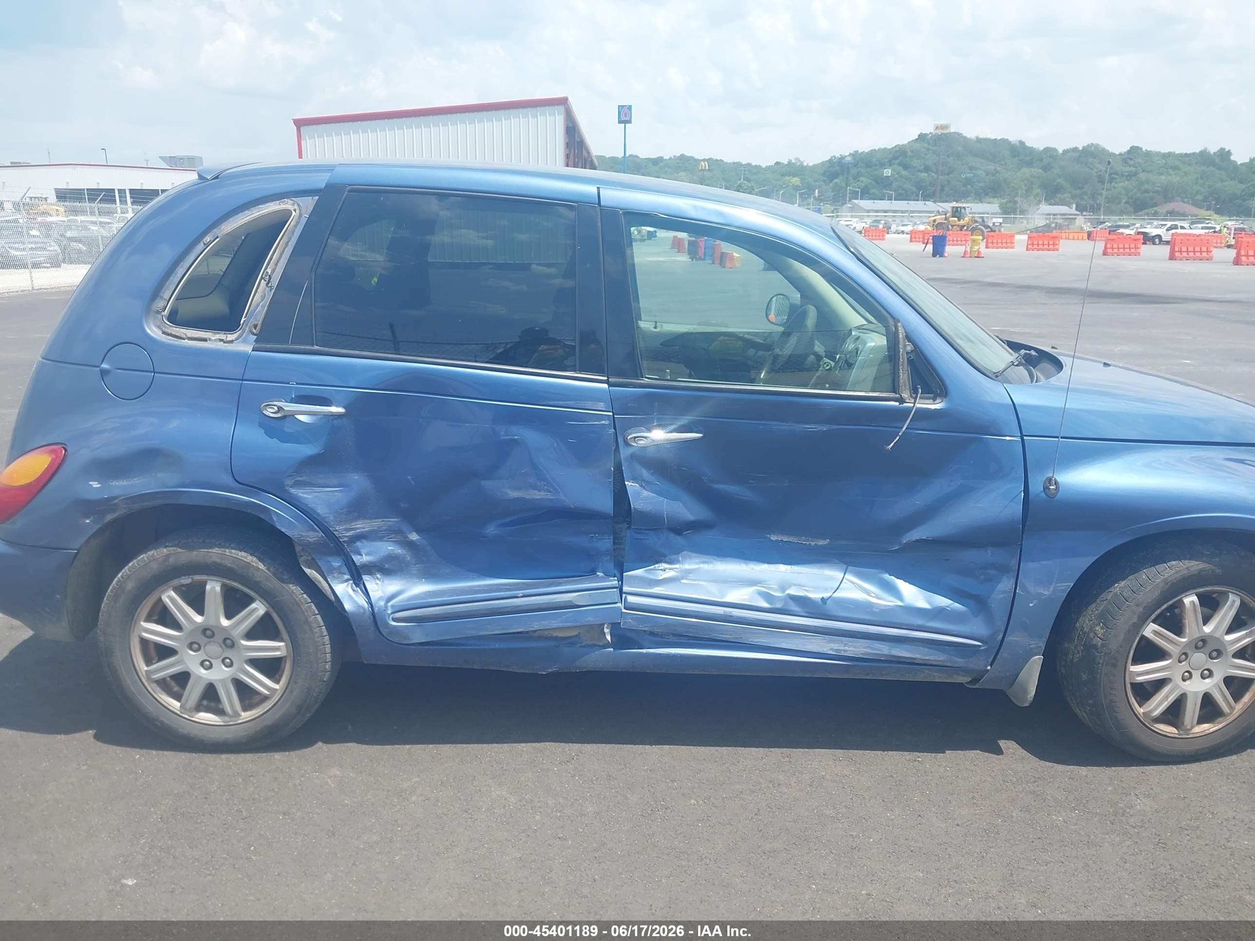 2007 Chrysler Pt Cruiser Touring Blue vin: 3A4FY58B97T516709