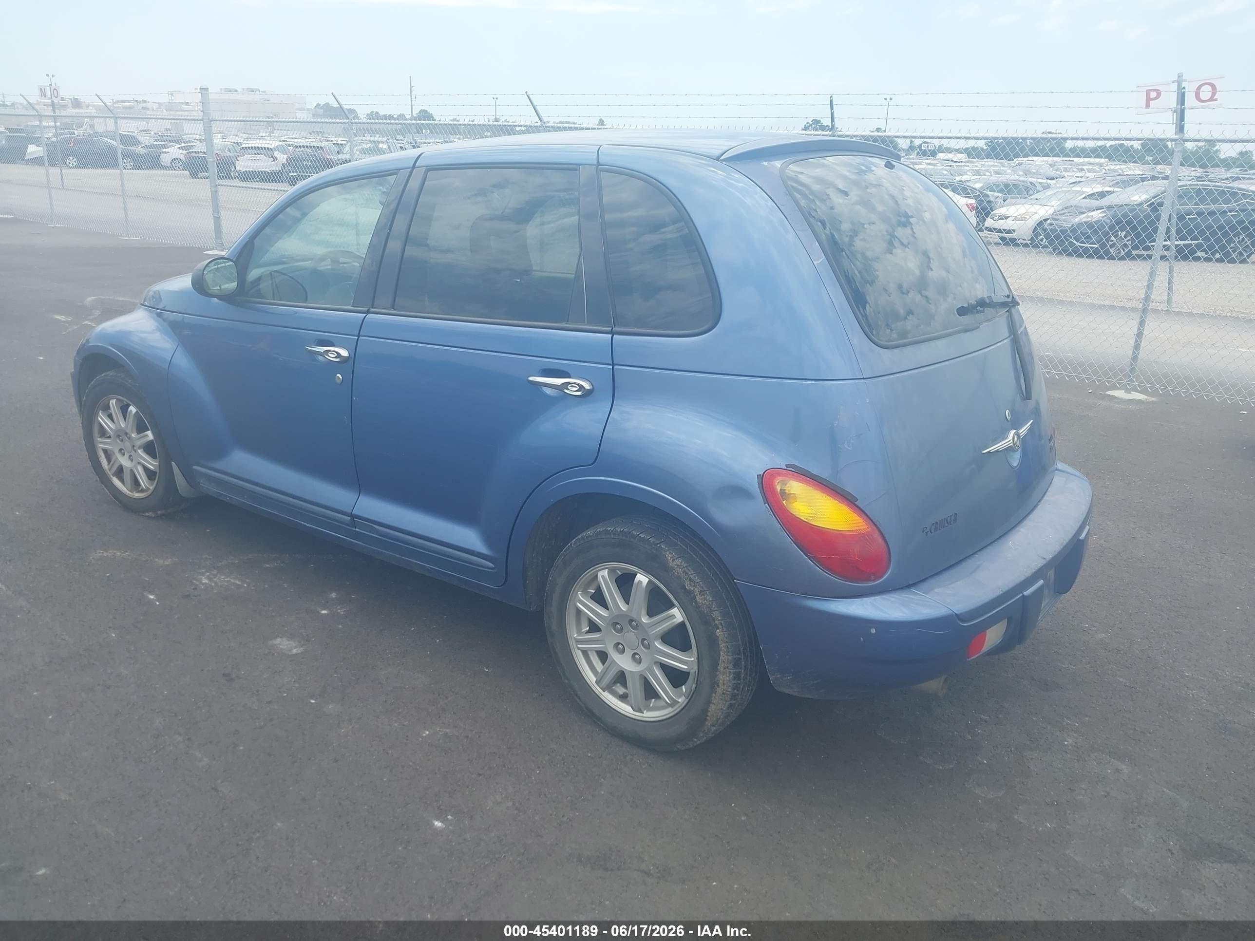2007 Chrysler Pt Cruiser Touring Blue vin: 3A4FY58B97T516709