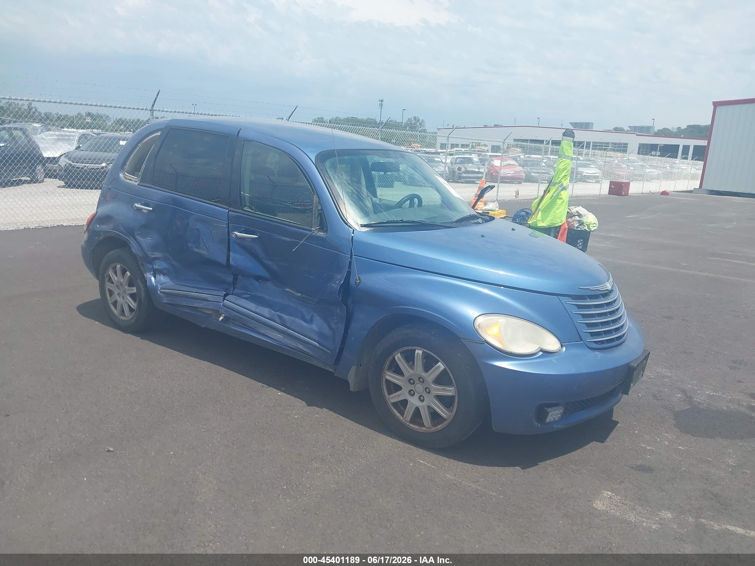 2007 Chrysler Pt Cruiser Touring Blue vin: 3A4FY58B97T516709