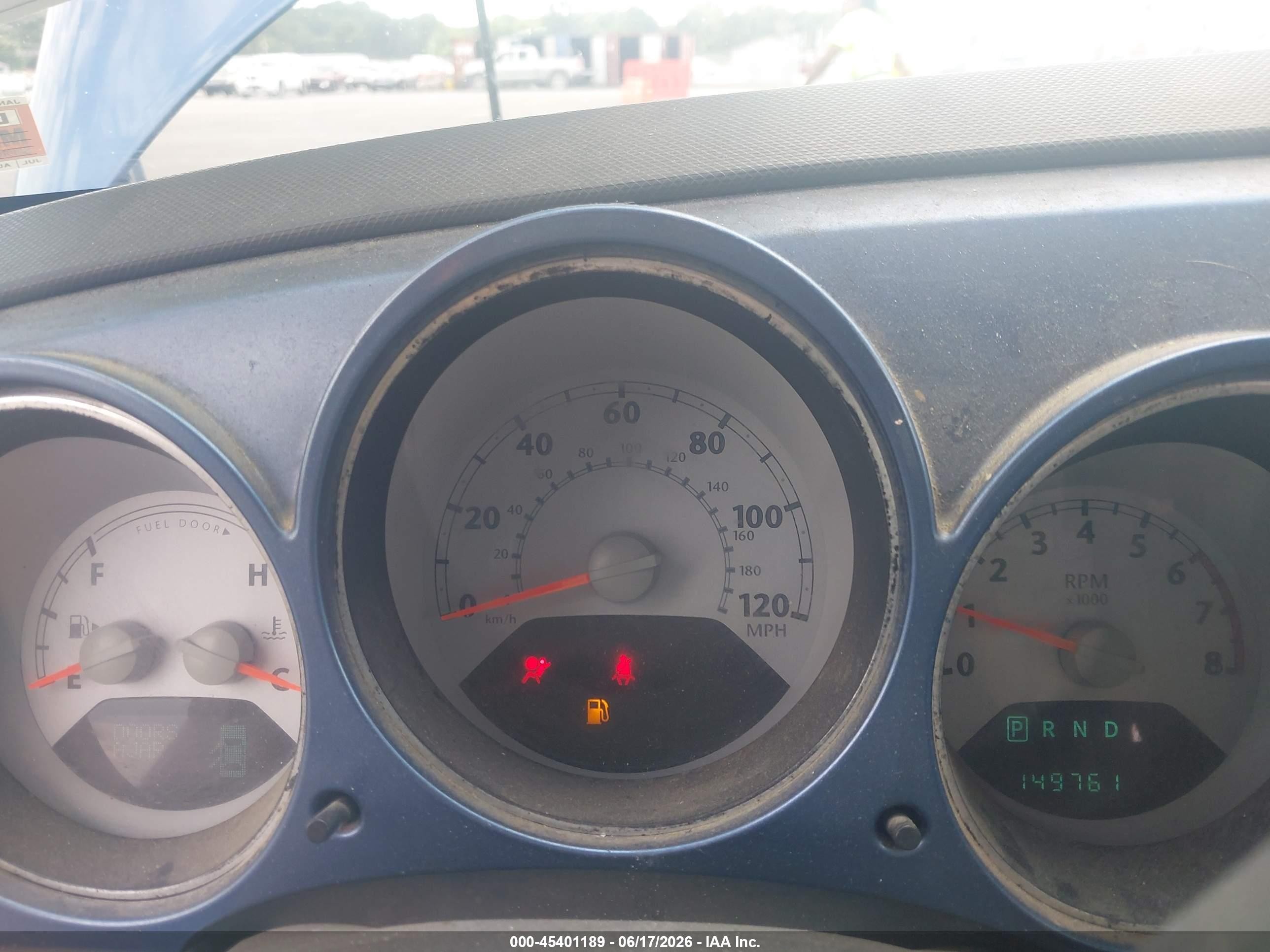 2007 Chrysler Pt Cruiser Touring Blue vin: 3A4FY58B97T516709
