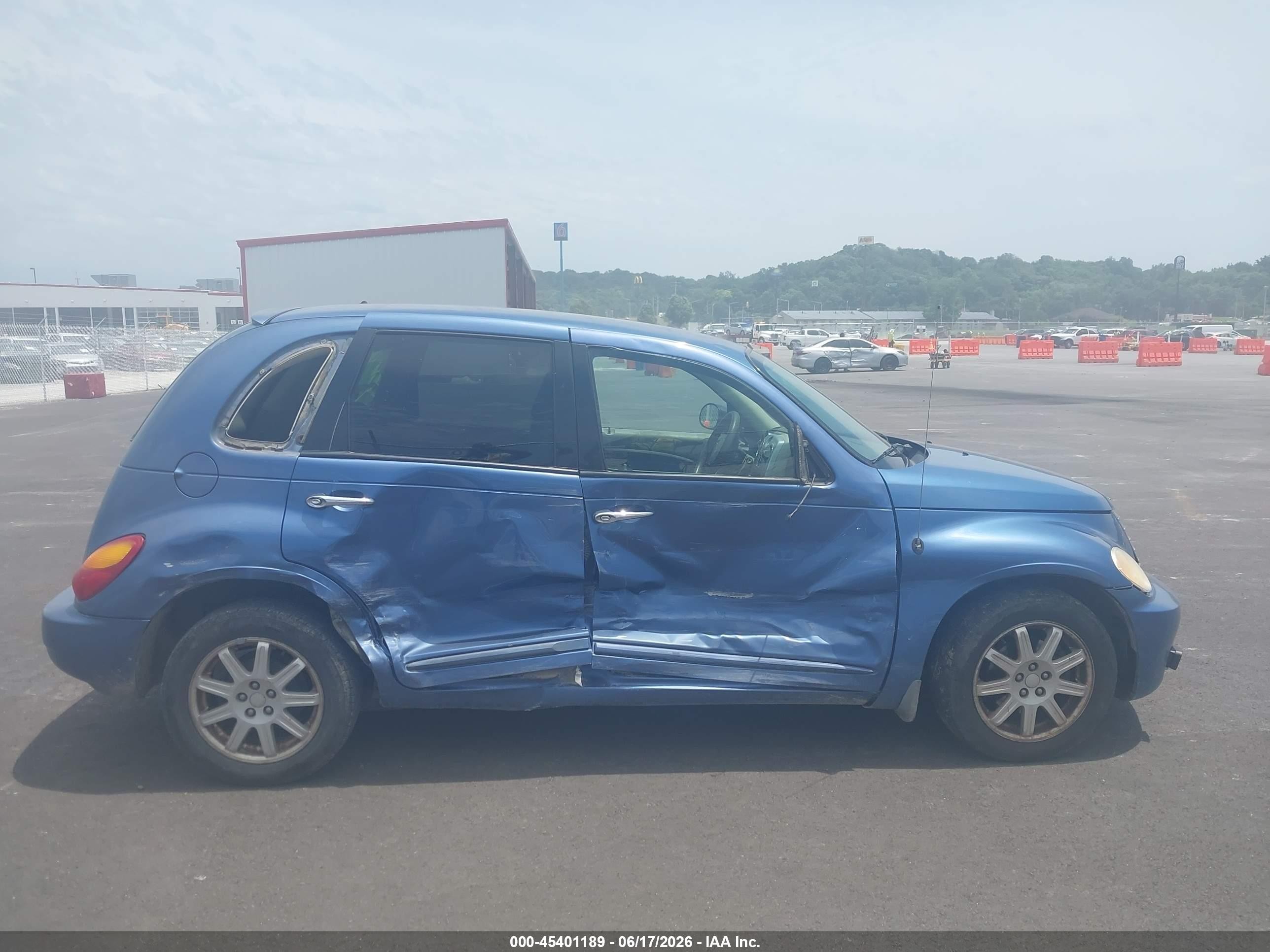 2007 Chrysler Pt Cruiser Touring Blue vin: 3A4FY58B97T516709