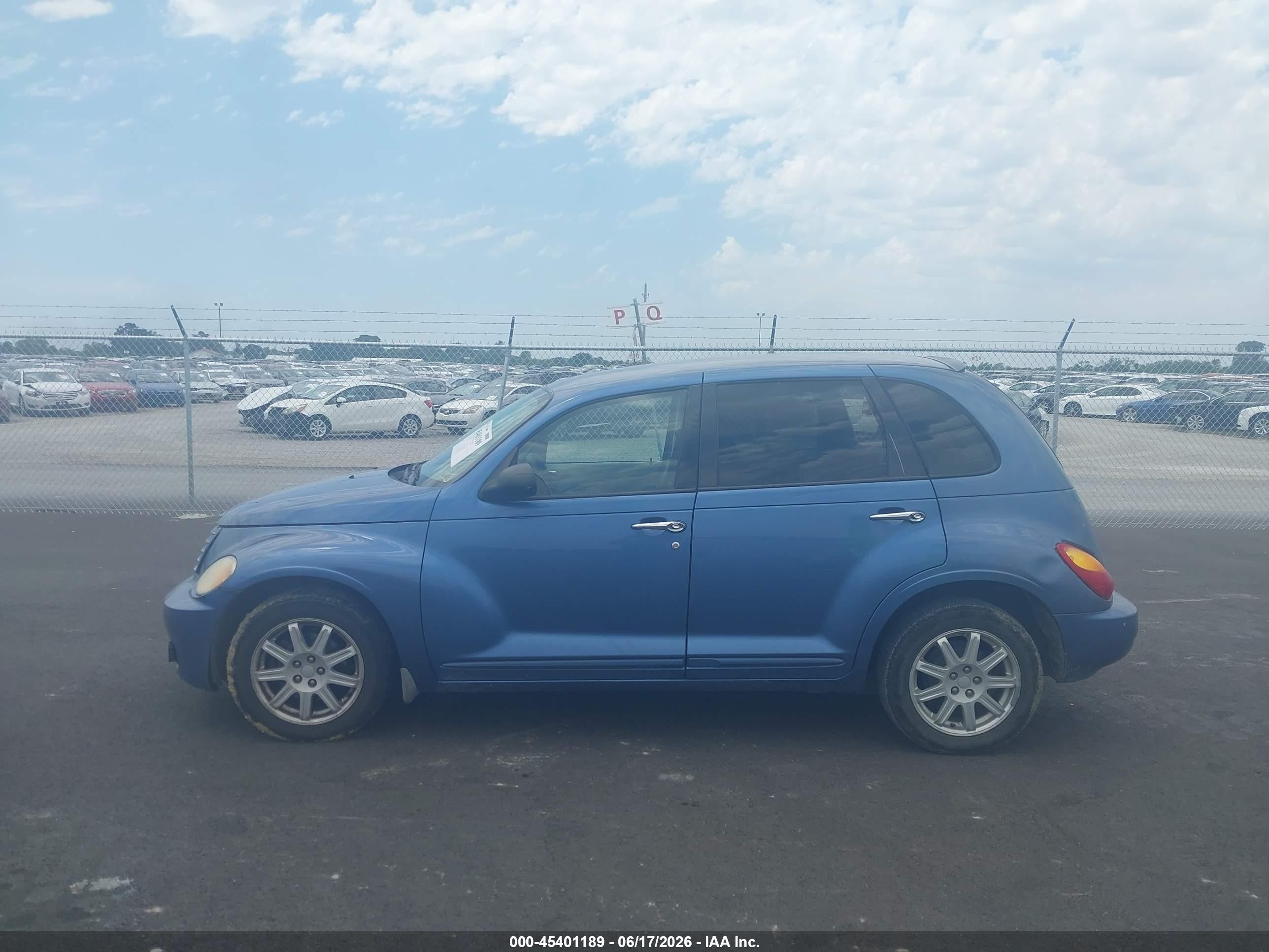 2007 Chrysler Pt Cruiser Touring Blue vin: 3A4FY58B97T516709