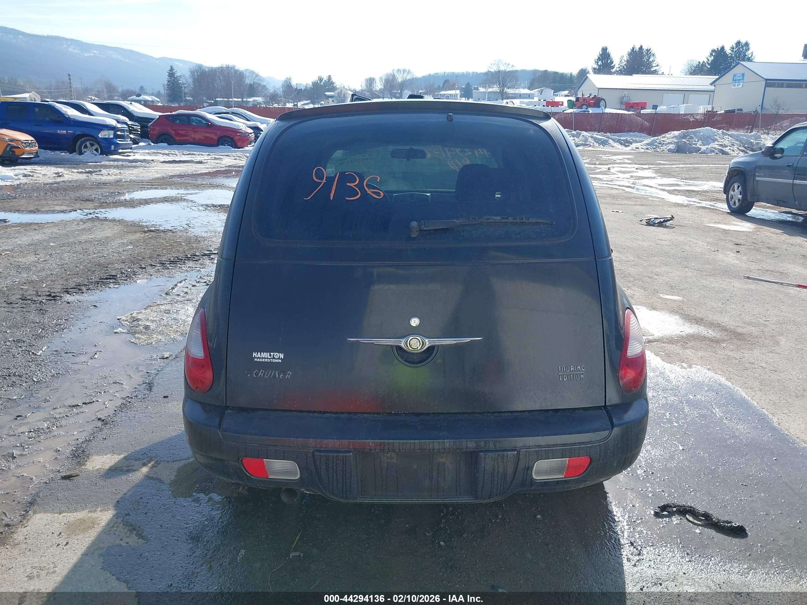 2007 Chrysler Pt Cruiser Touring Black vin: 3A4FY58B97T546437