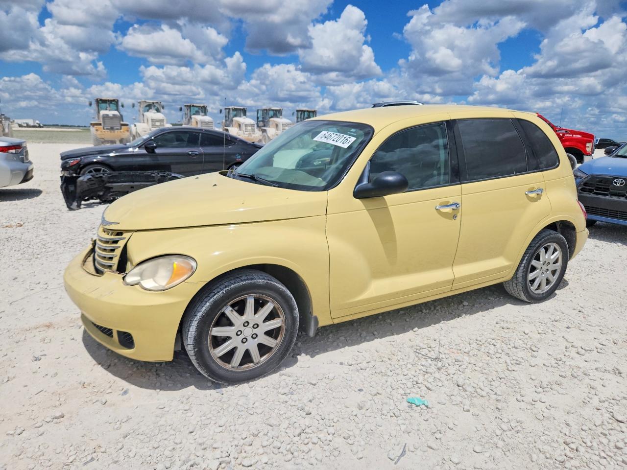 2007 Chrysler Pt Cruiser Touring Yellow vin: 3A4FY58B97T577641