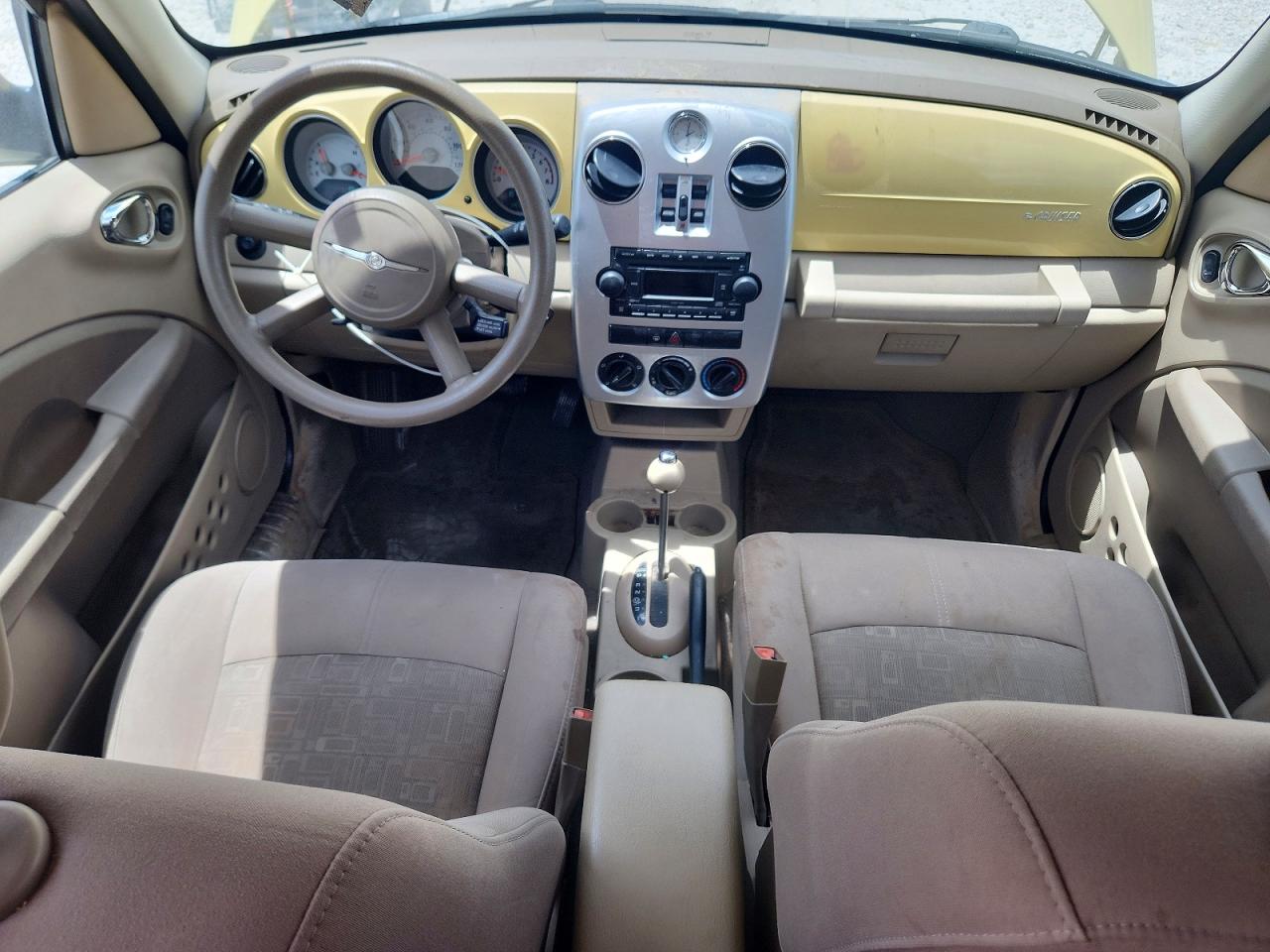 2007 Chrysler Pt Cruiser Touring Yellow vin: 3A4FY58B97T577641