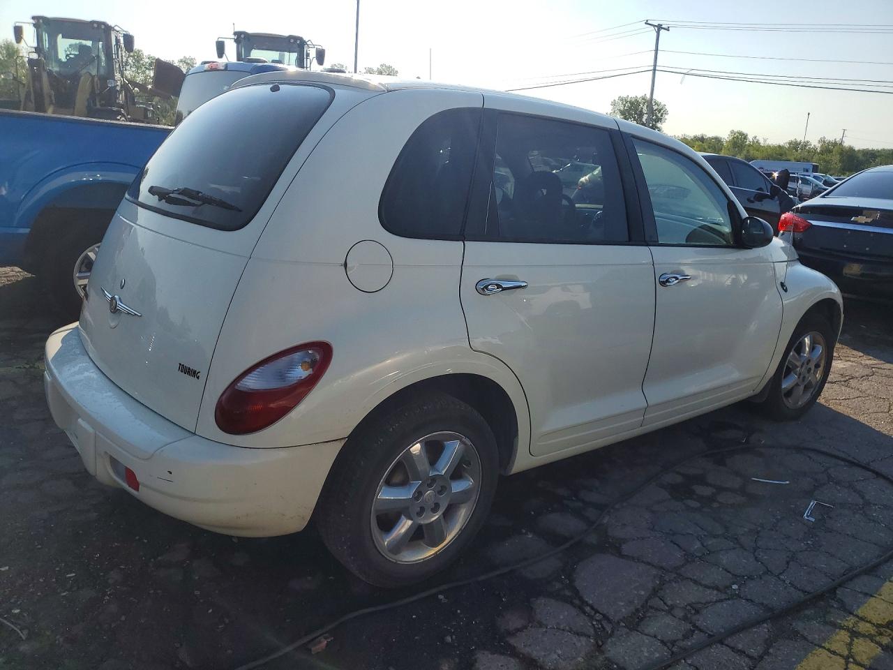 2007 Chrysler Pt Cruiser Touring White vin: 3A4FY58B97T632640