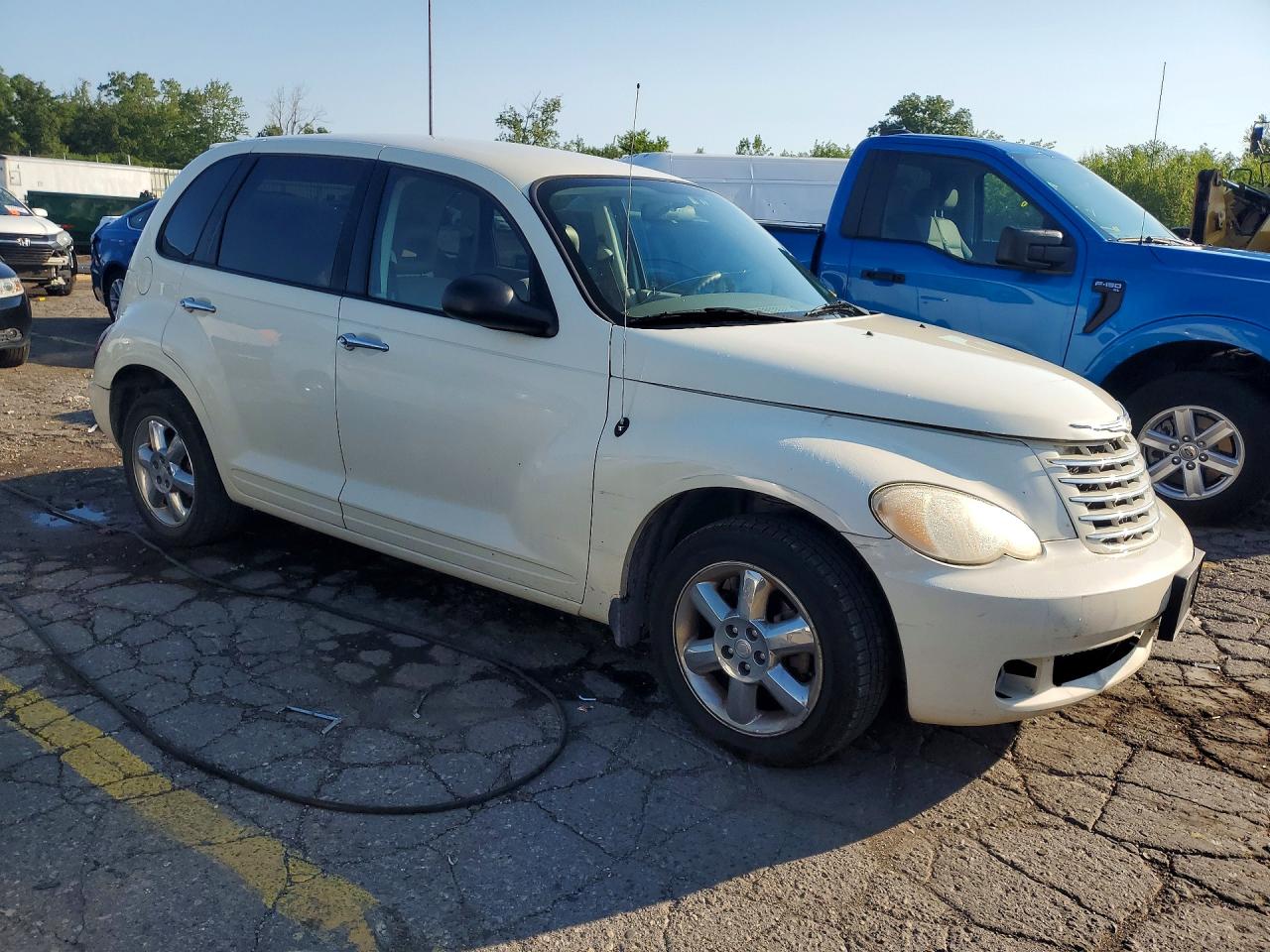 2007 Chrysler Pt Cruiser Touring White vin: 3A4FY58B97T632640