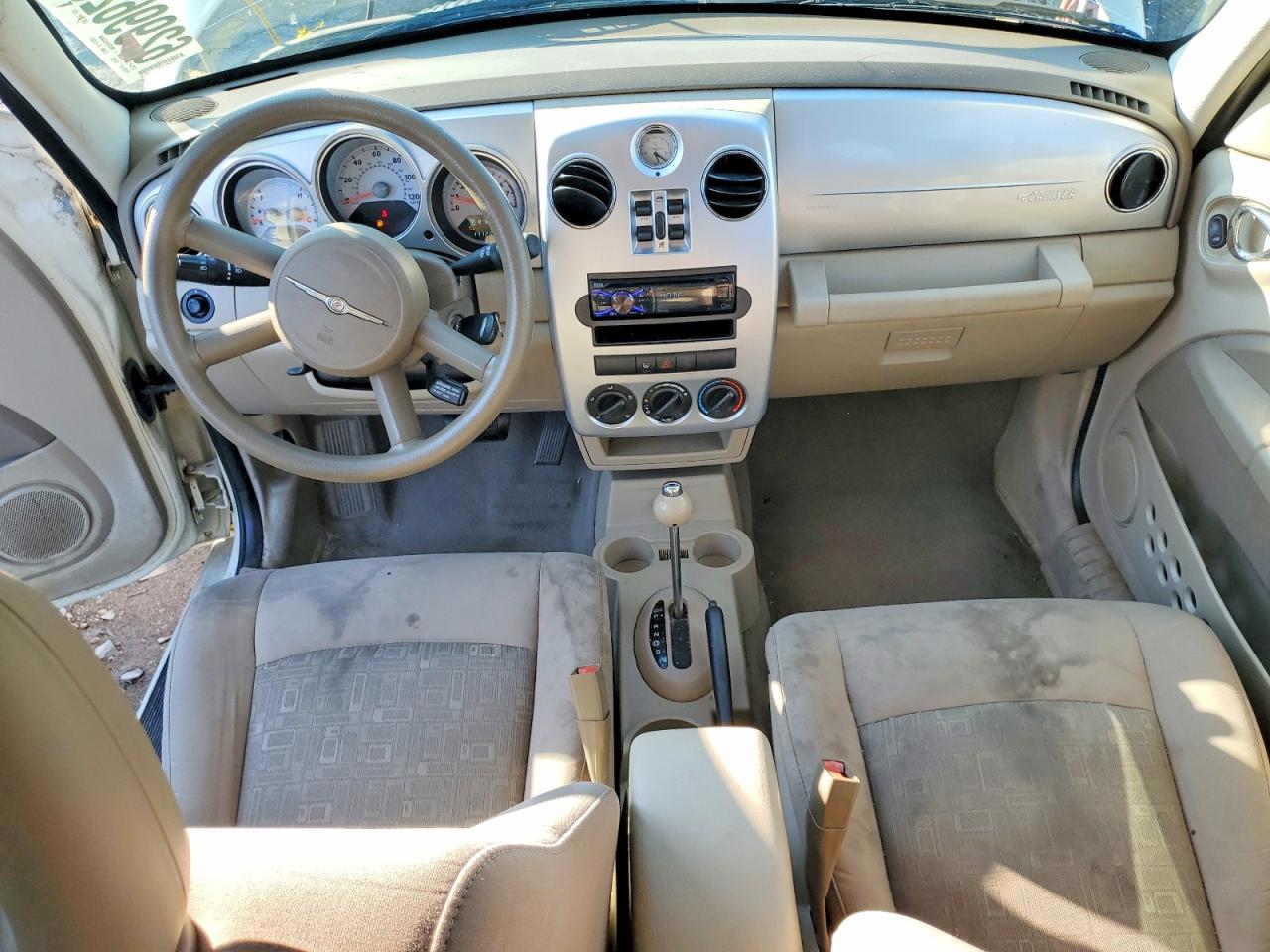 2007 Chrysler Pt Cruiser Touring White vin: 3A4FY58B97T632640