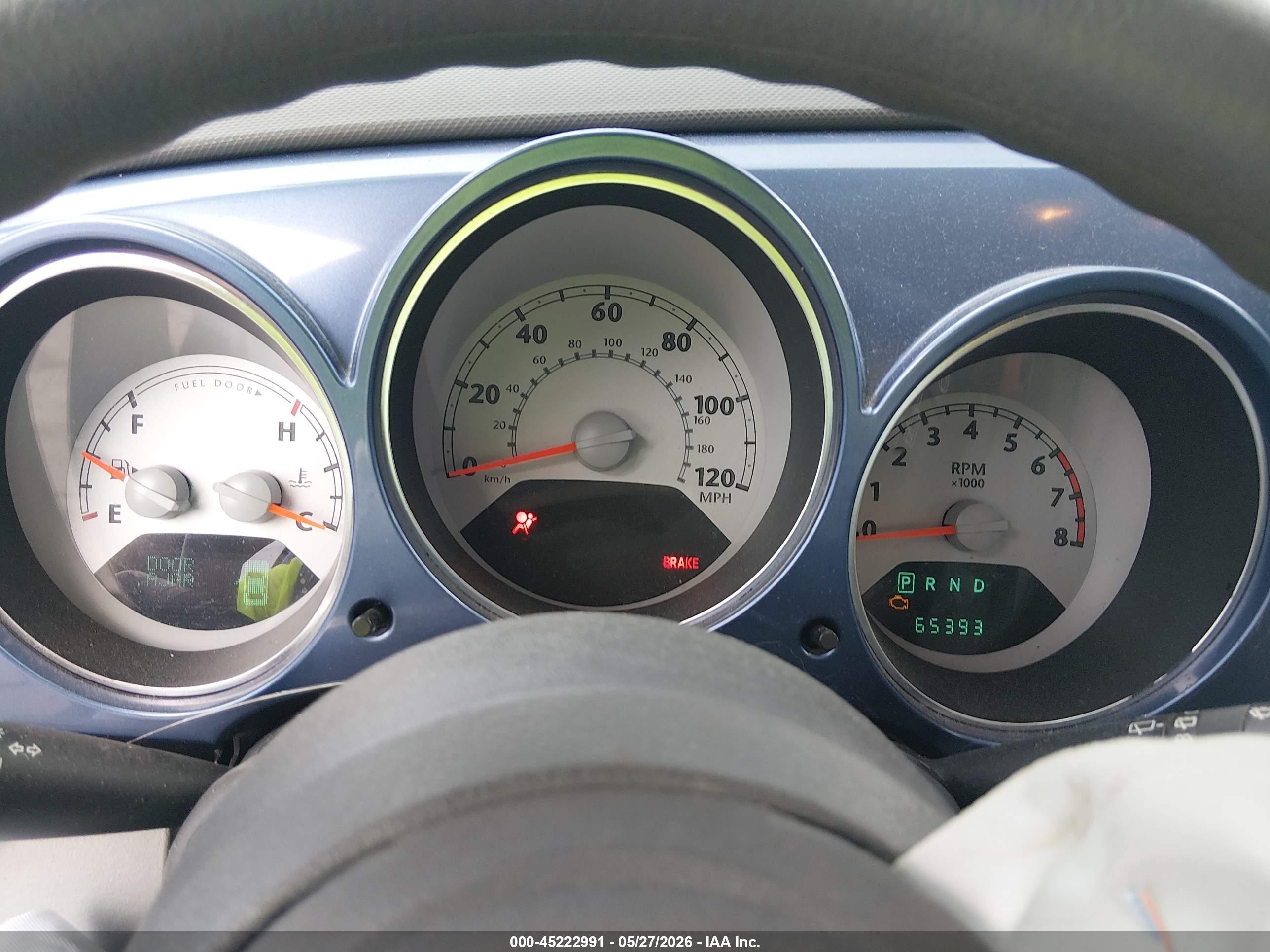 2007 Chrysler Pt Cruiser Touring Blue vin: 3A4FY58BX7T553610