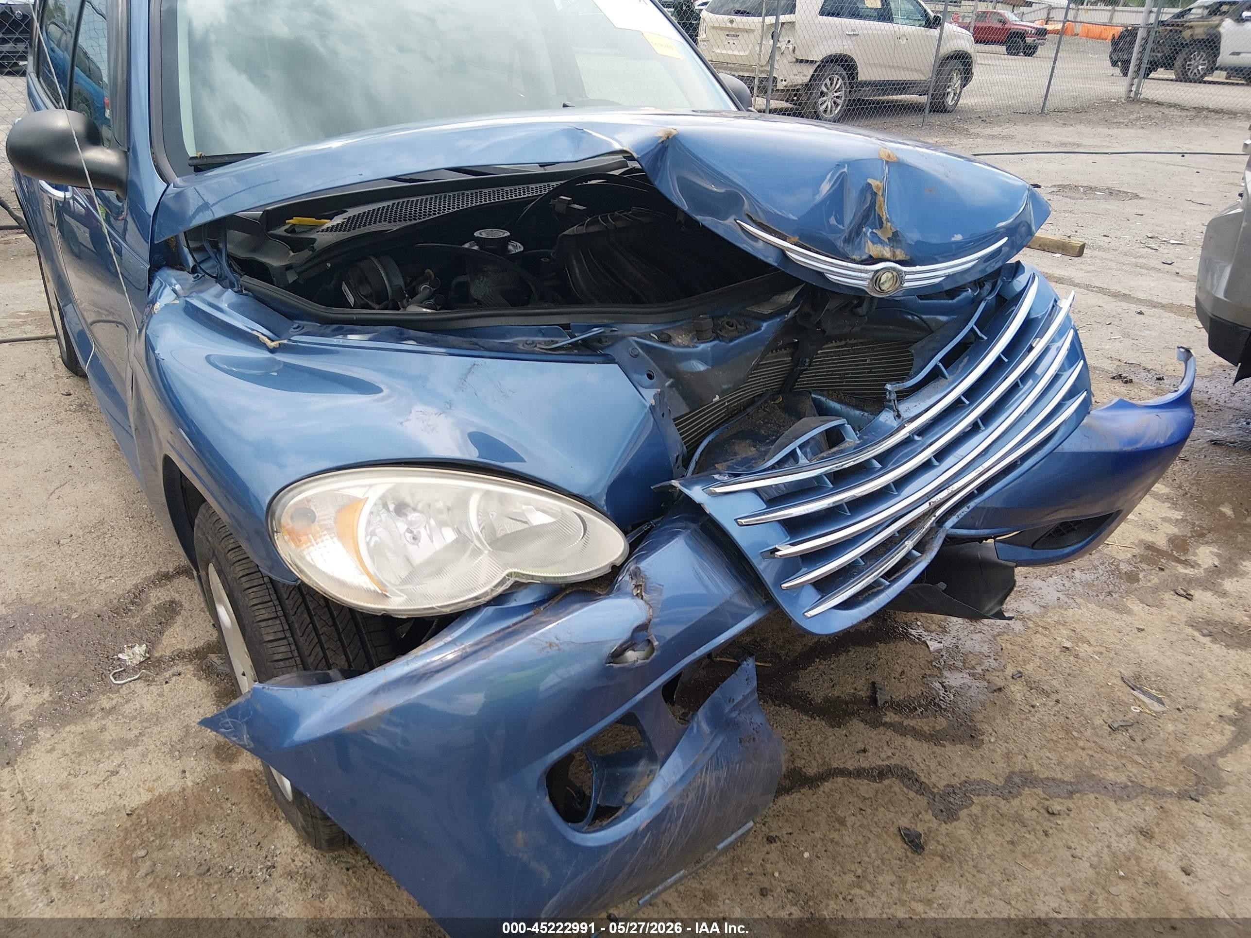 2007 Chrysler Pt Cruiser Touring Blue vin: 3A4FY58BX7T553610