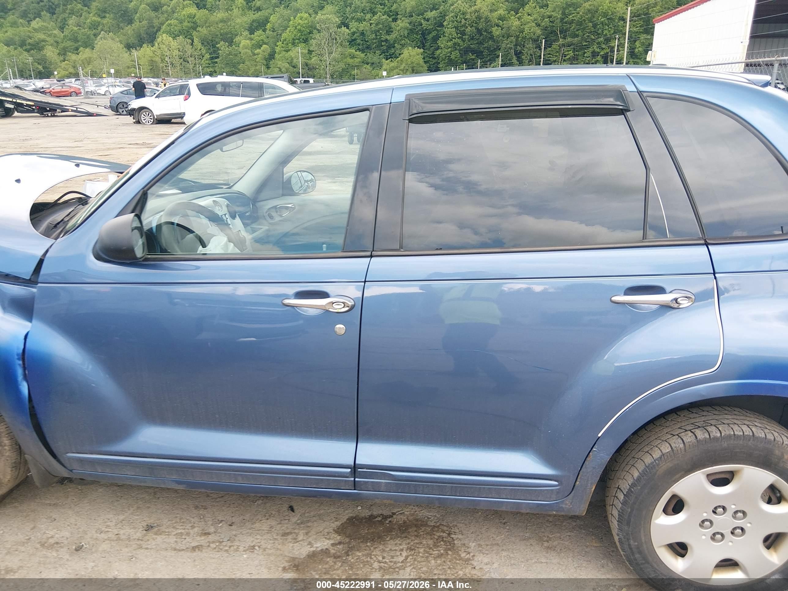 2007 Chrysler Pt Cruiser Touring Blue vin: 3A4FY58BX7T553610