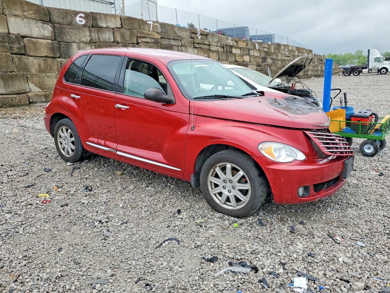 2010 Chrysler Pt Cruiser Red vin: 3A4GY5F90AT185384