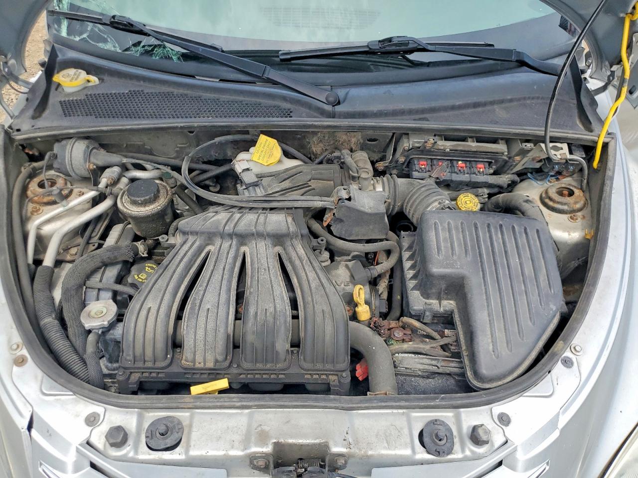2010 Chrysler Pt Cruiser Silver vin: 3A4GY5F92AT144349