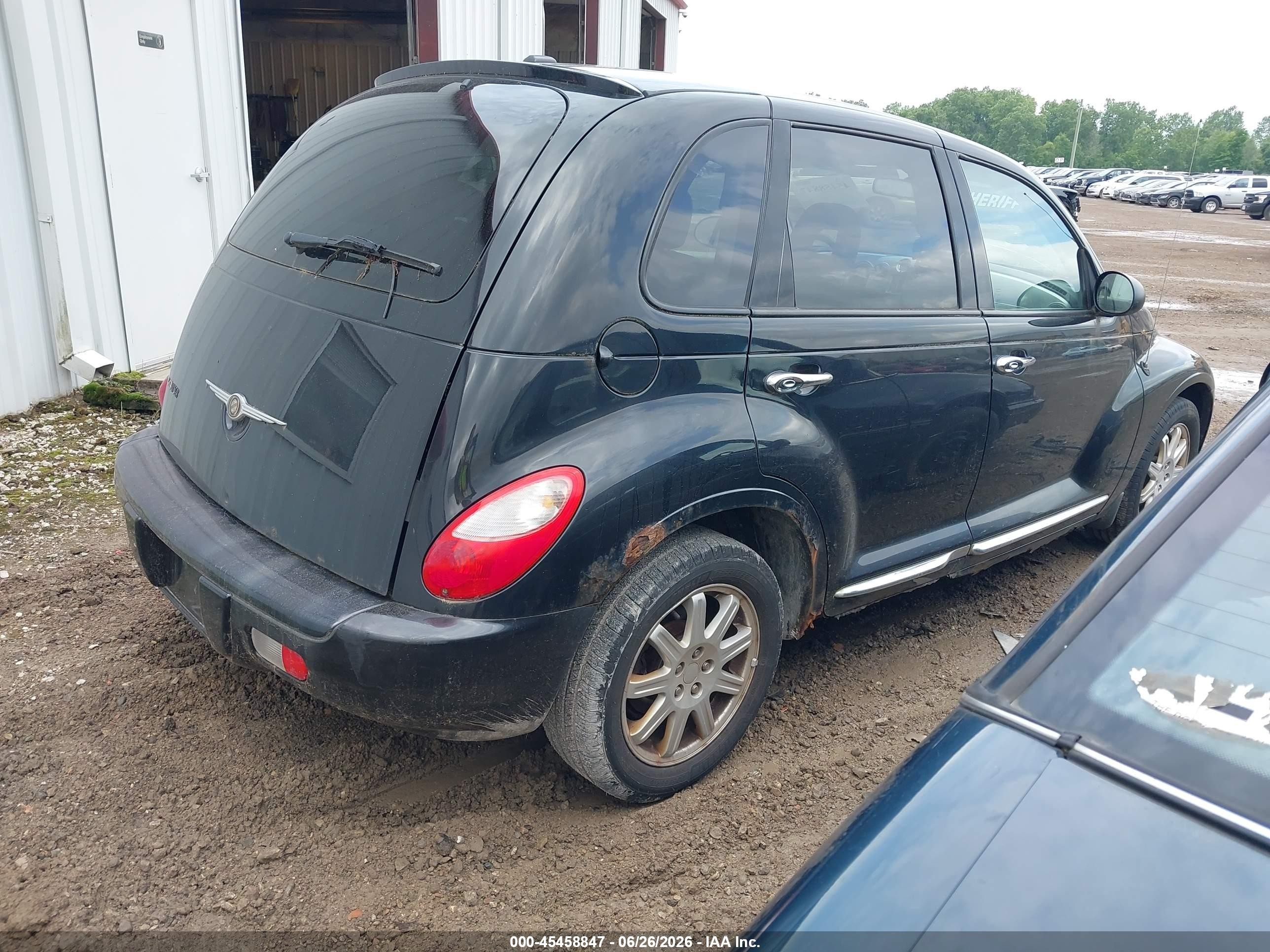 2010 Chrysler Pt Cruiser Classic Black vin: 3A4GY5F94AT156776