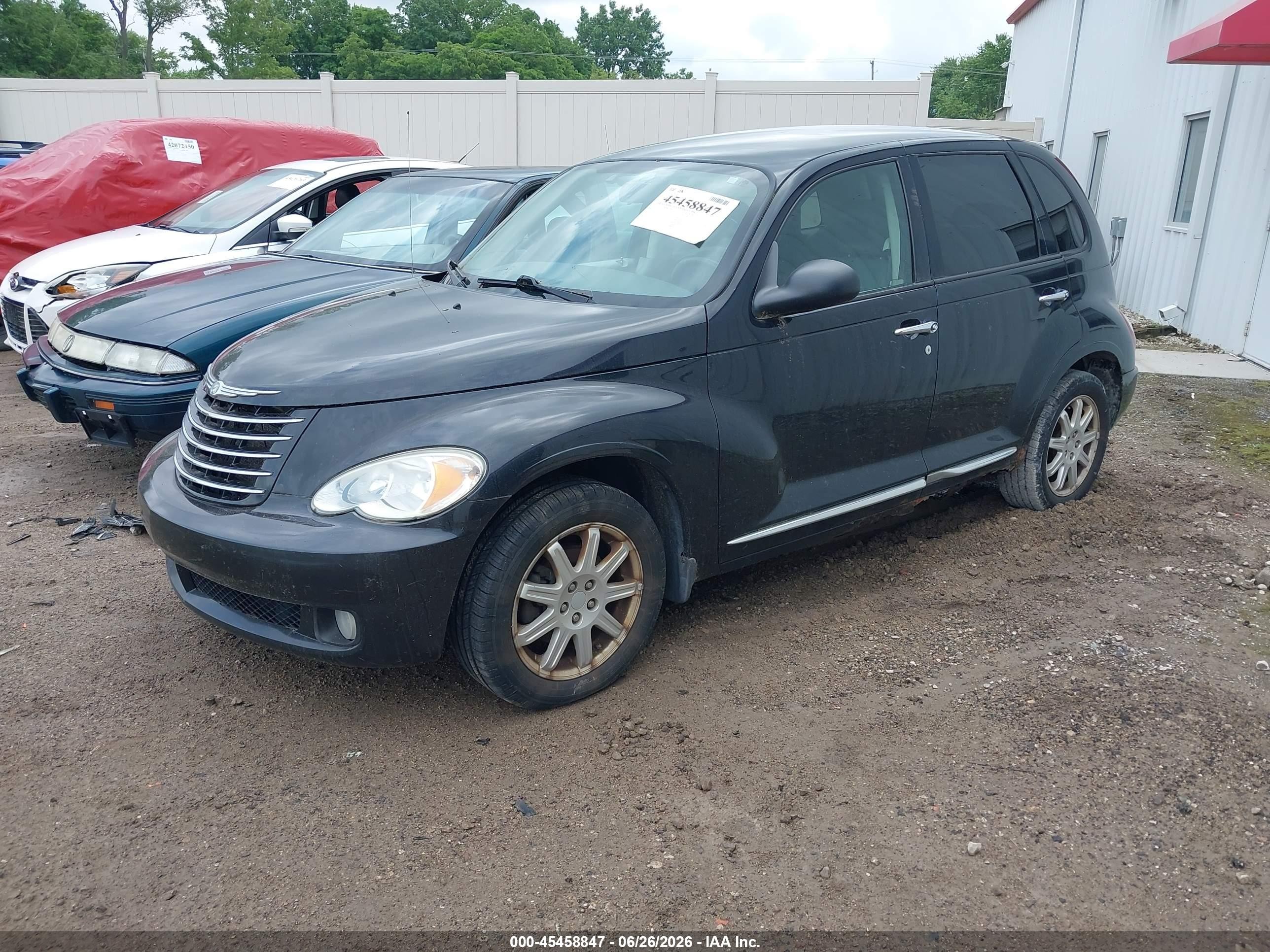 2010 Chrysler Pt Cruiser Classic Black vin: 3A4GY5F94AT156776